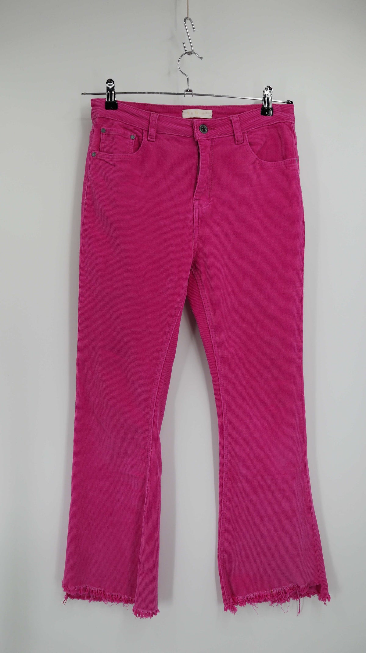 Via Milano Hose Pink Cord Cordhose L 44 38 M Rosa einfarbig