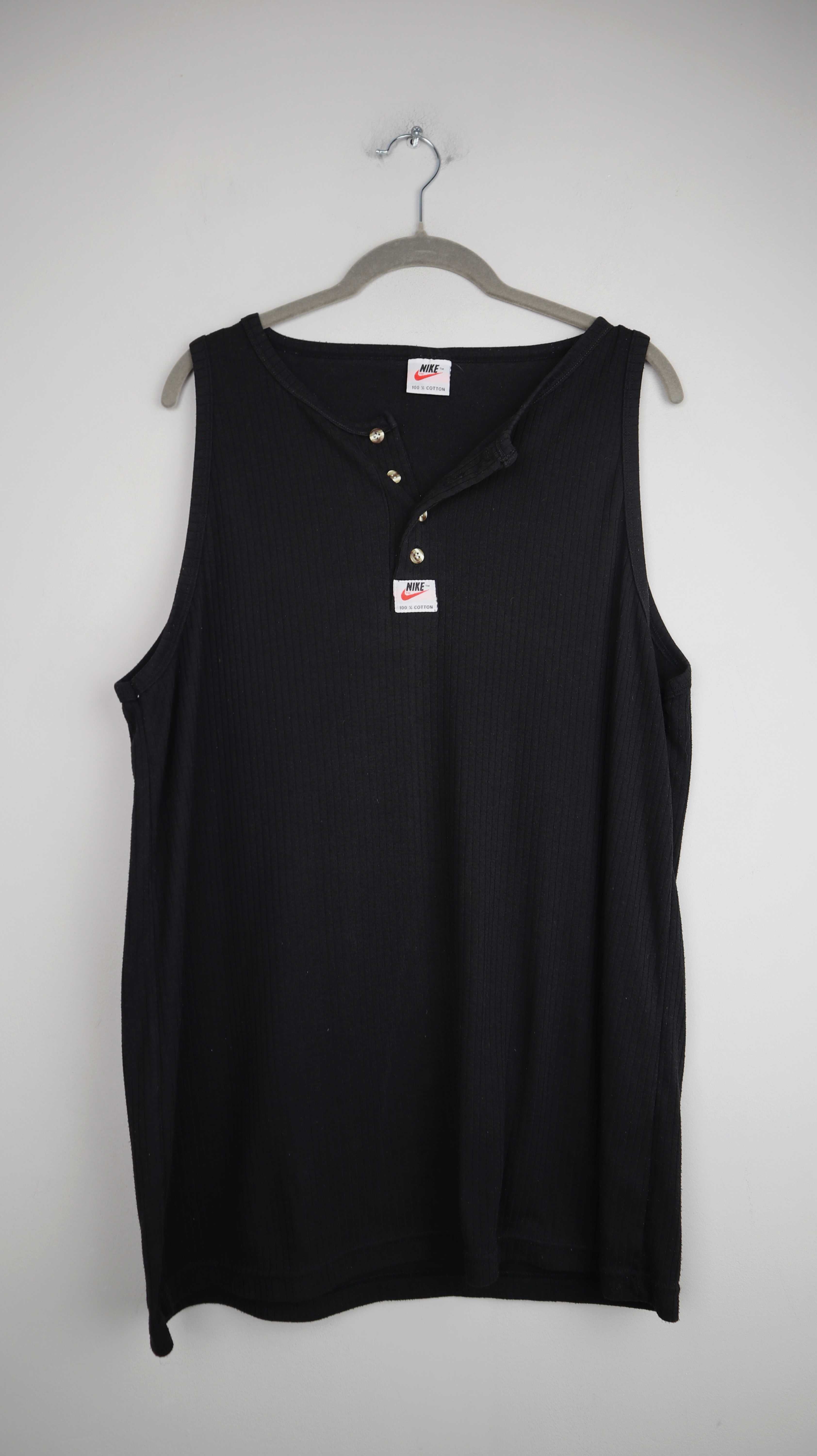 Nike Top true Vintage schwarz ripped 40 L Baumwolle Shirt Oberteil