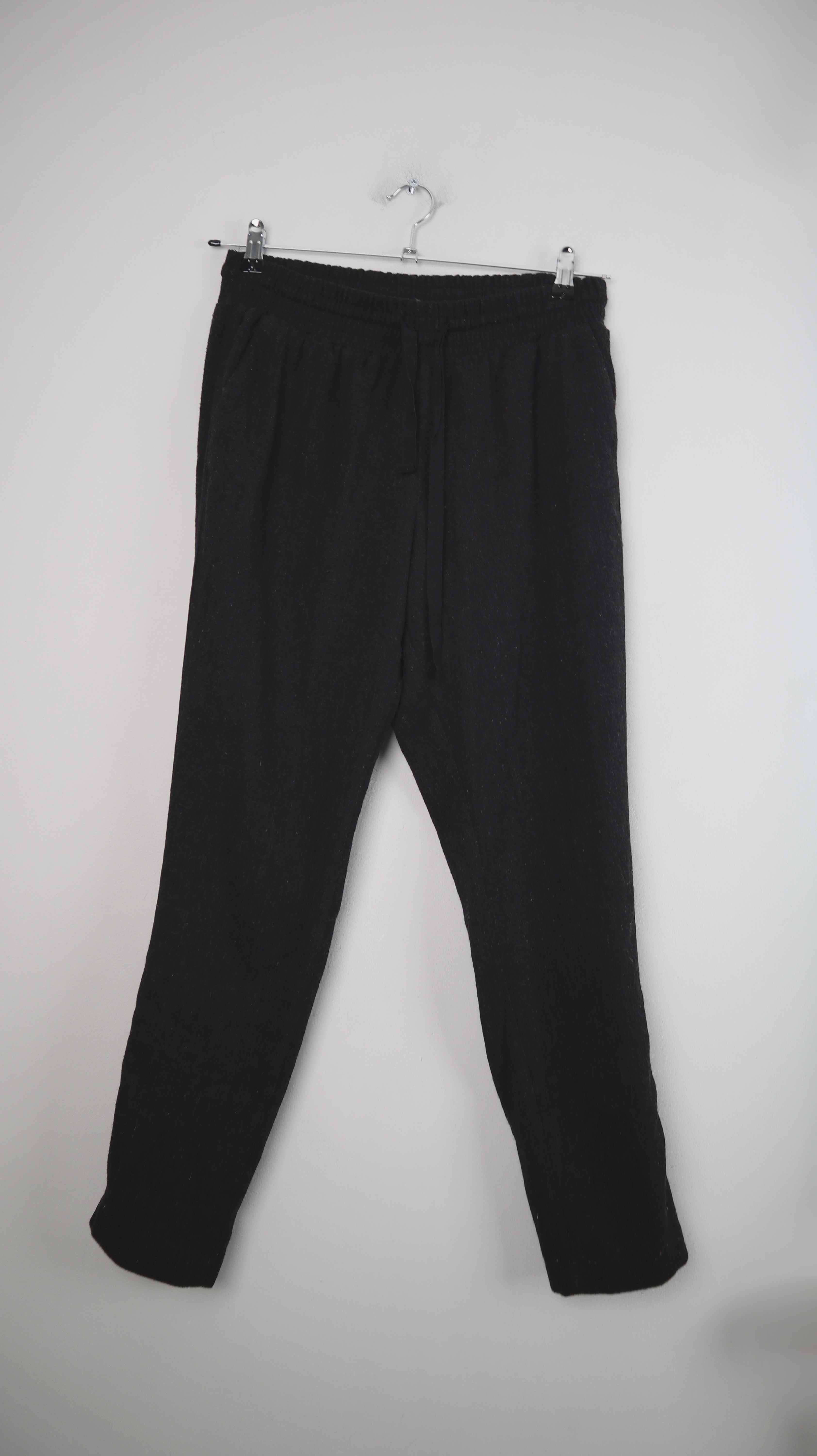 Zara Hose Grau Stoffhose 38 M Jeggings Winterhose