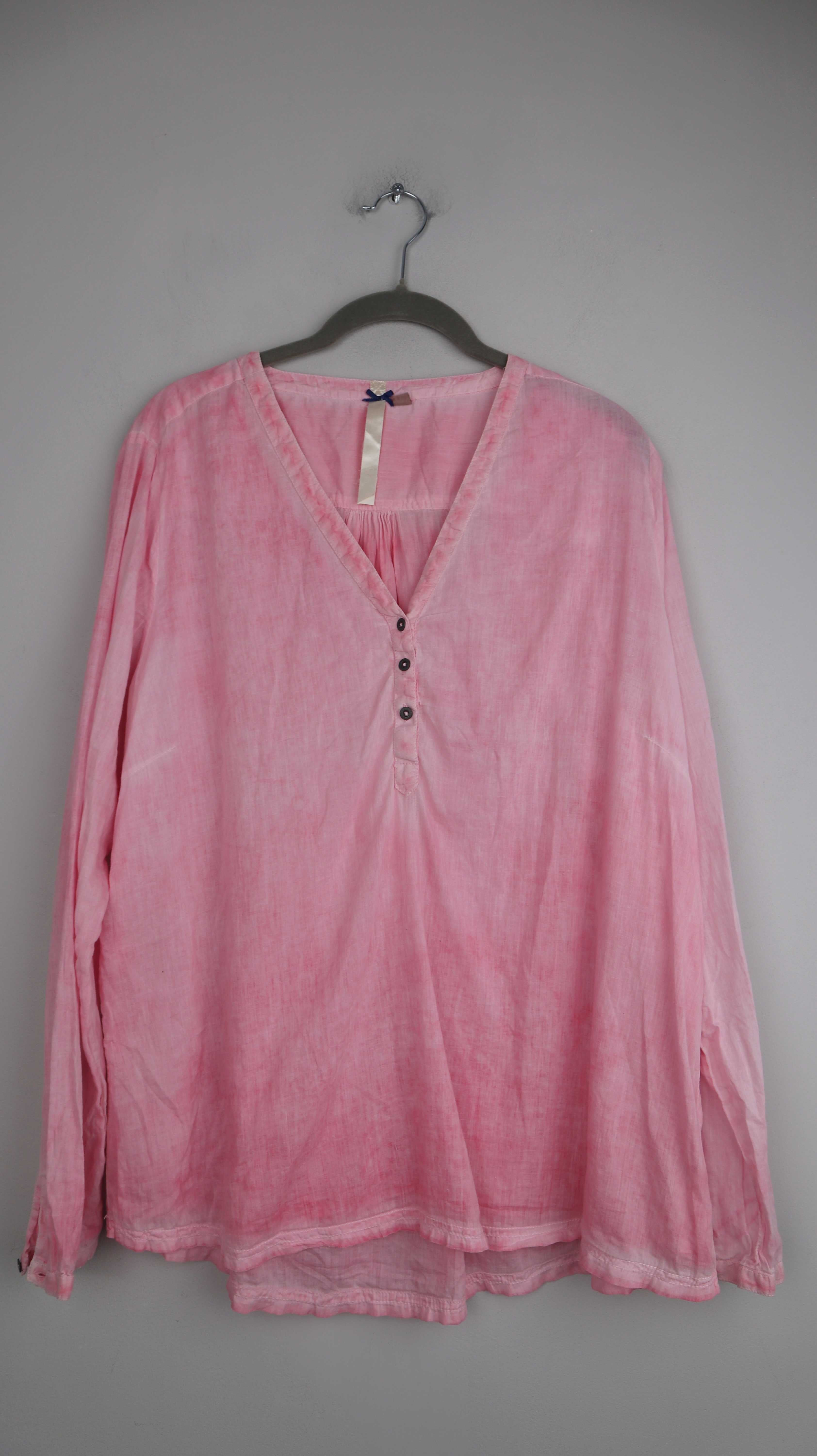 Bluse Hemd Broadway Rosa Pink Pastell Shirt Oberteil 40 L 38 M