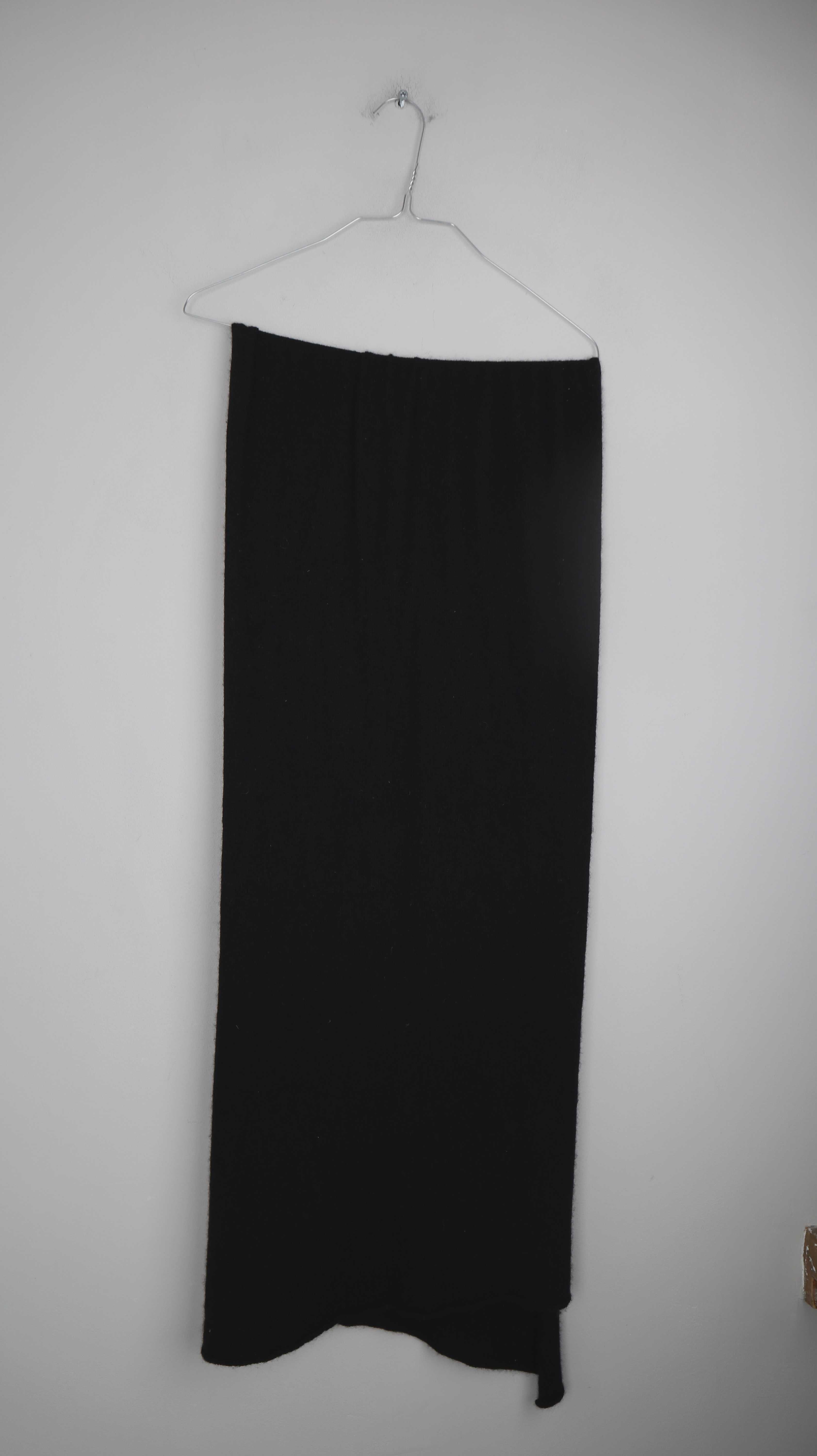 COS Schal schwarz Cashmereschal gestrickt Strickschal Kaschmir