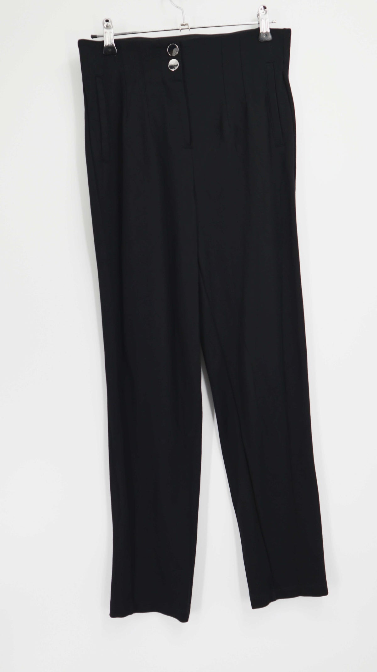 C&A Hose schwarz 36 S Stoffhose high waist
