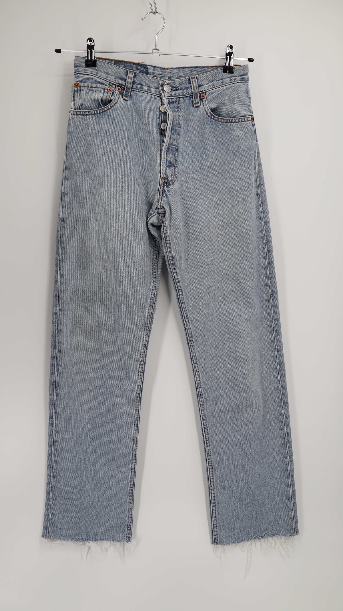 Levis 501 Jeans Hose denim blau W30 L36 straight fit