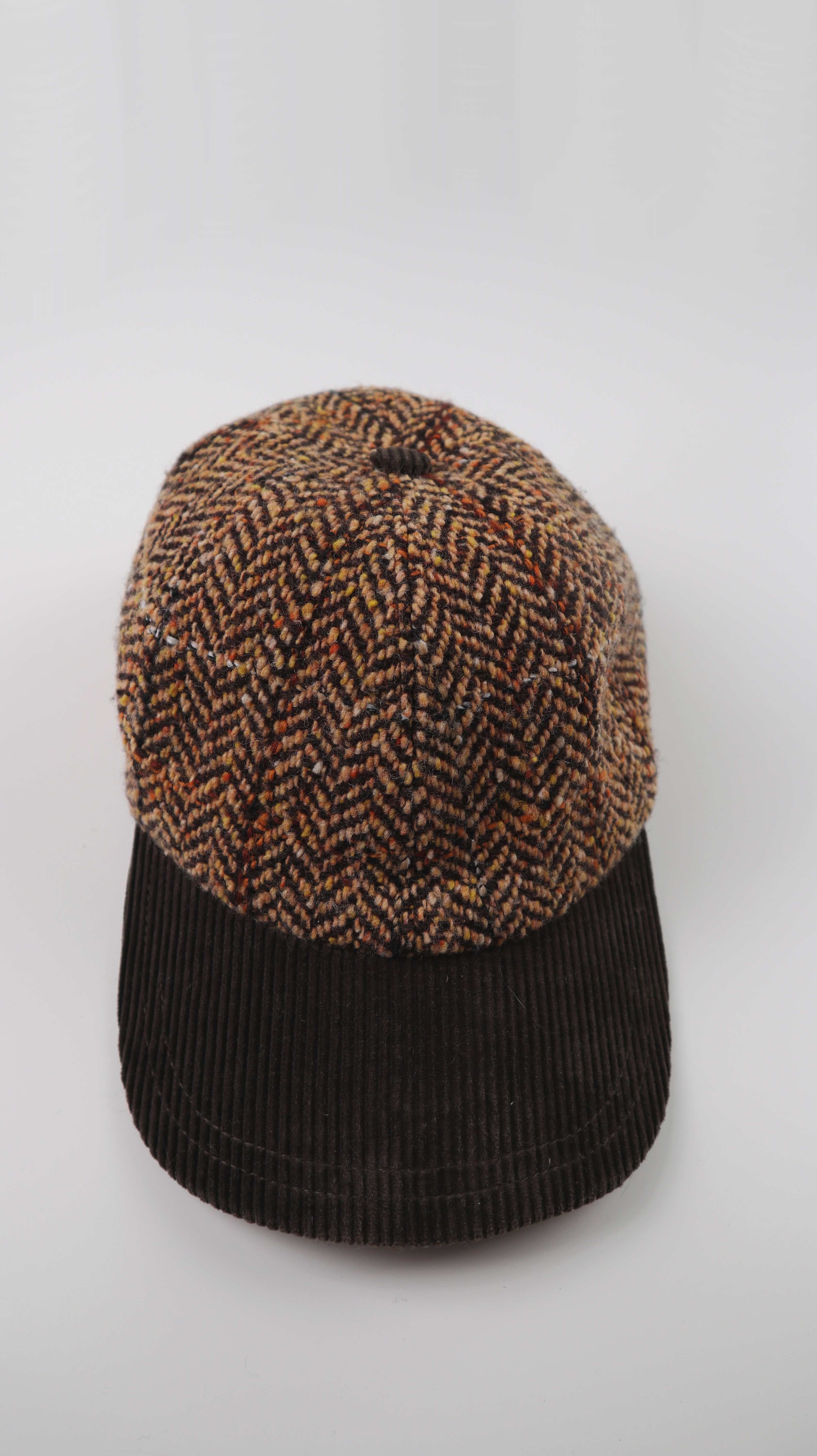 Wegener Mütze Head Wear braun 58 M Cordmütze Kappe Käppi Cap