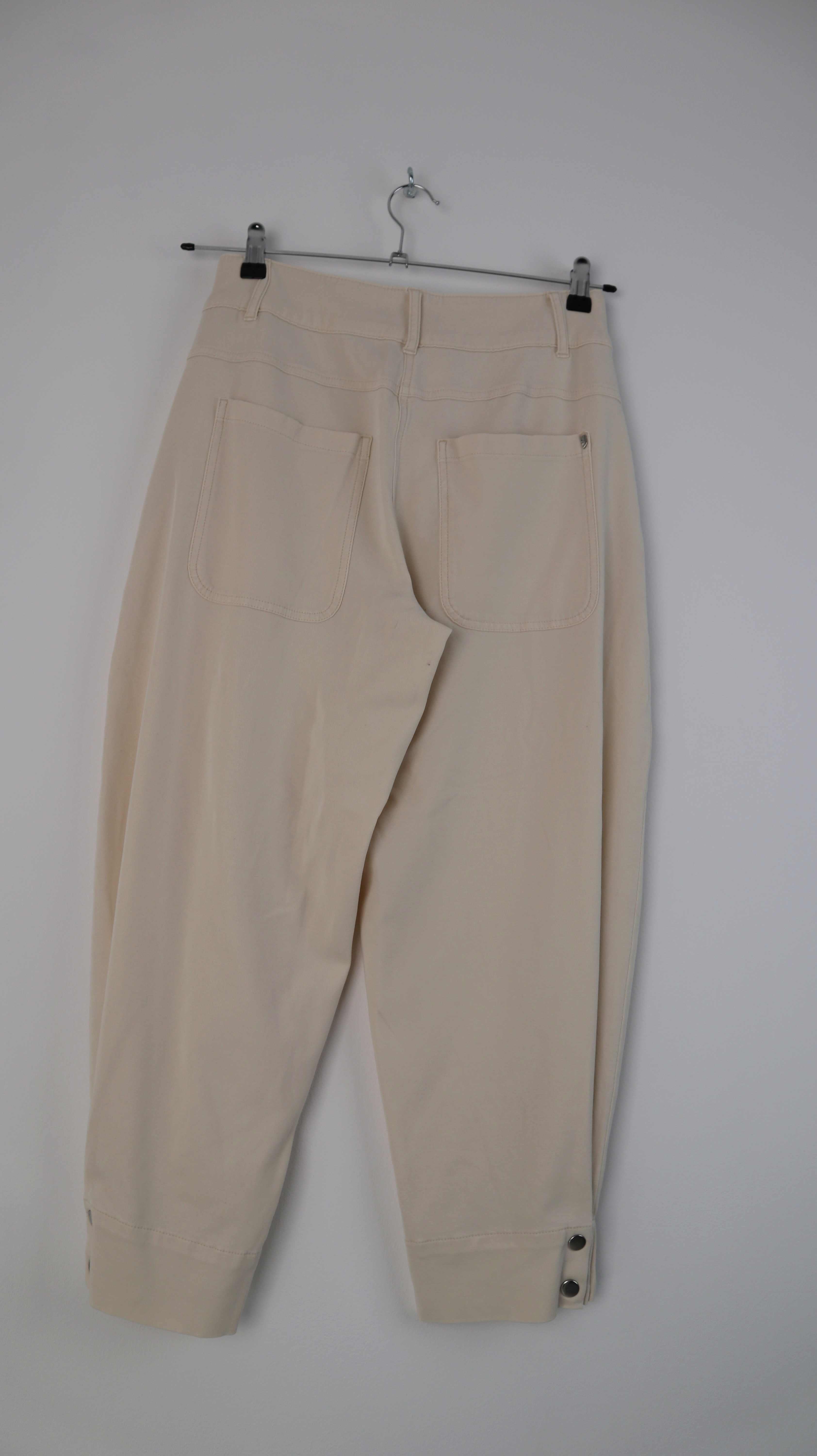 Comma Hose Beige 36 S Ballonhose Creme Stoffhose