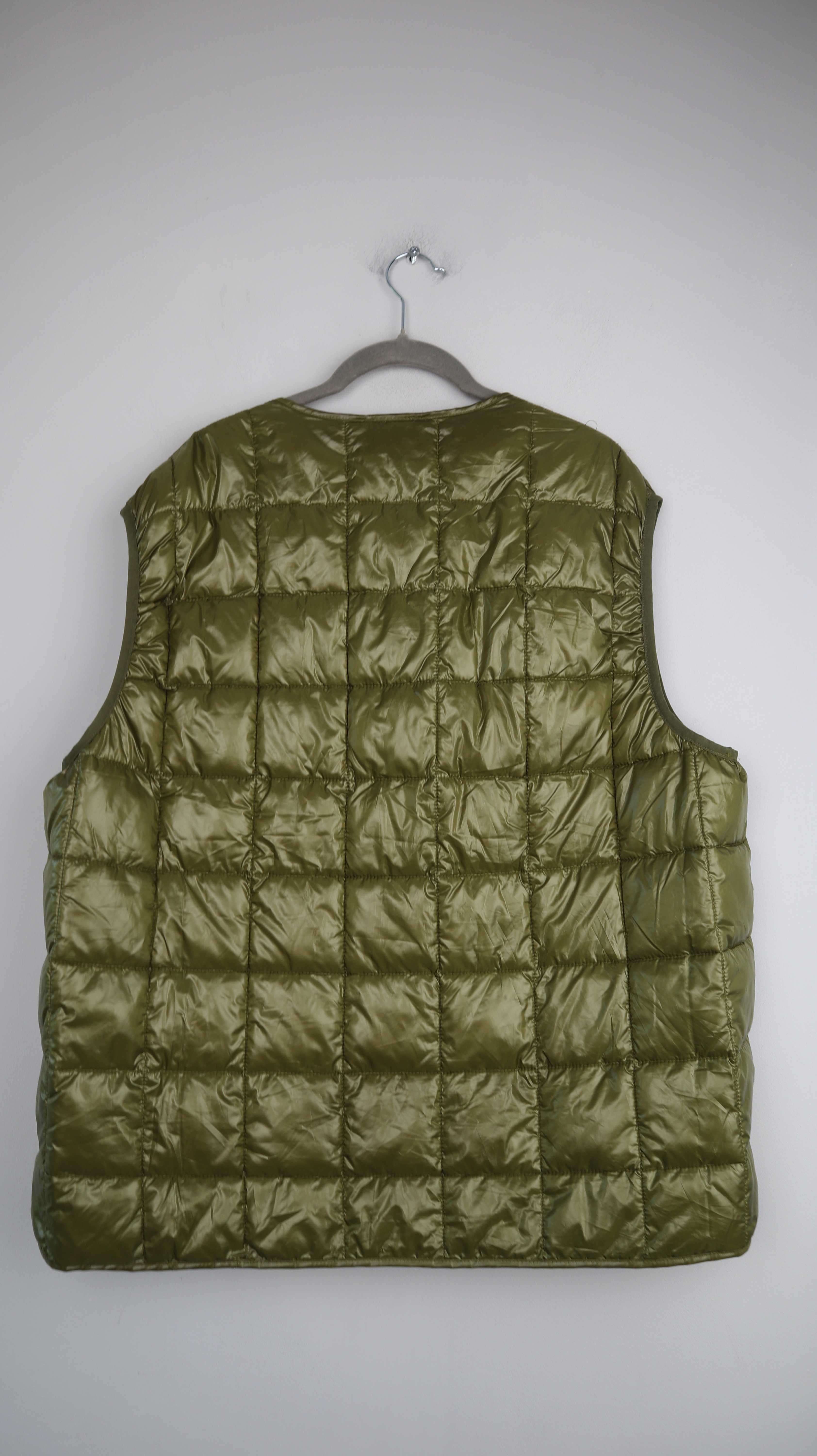 H&M Weste Grün Steppweste XL gesteppt Khaki Olivgrün