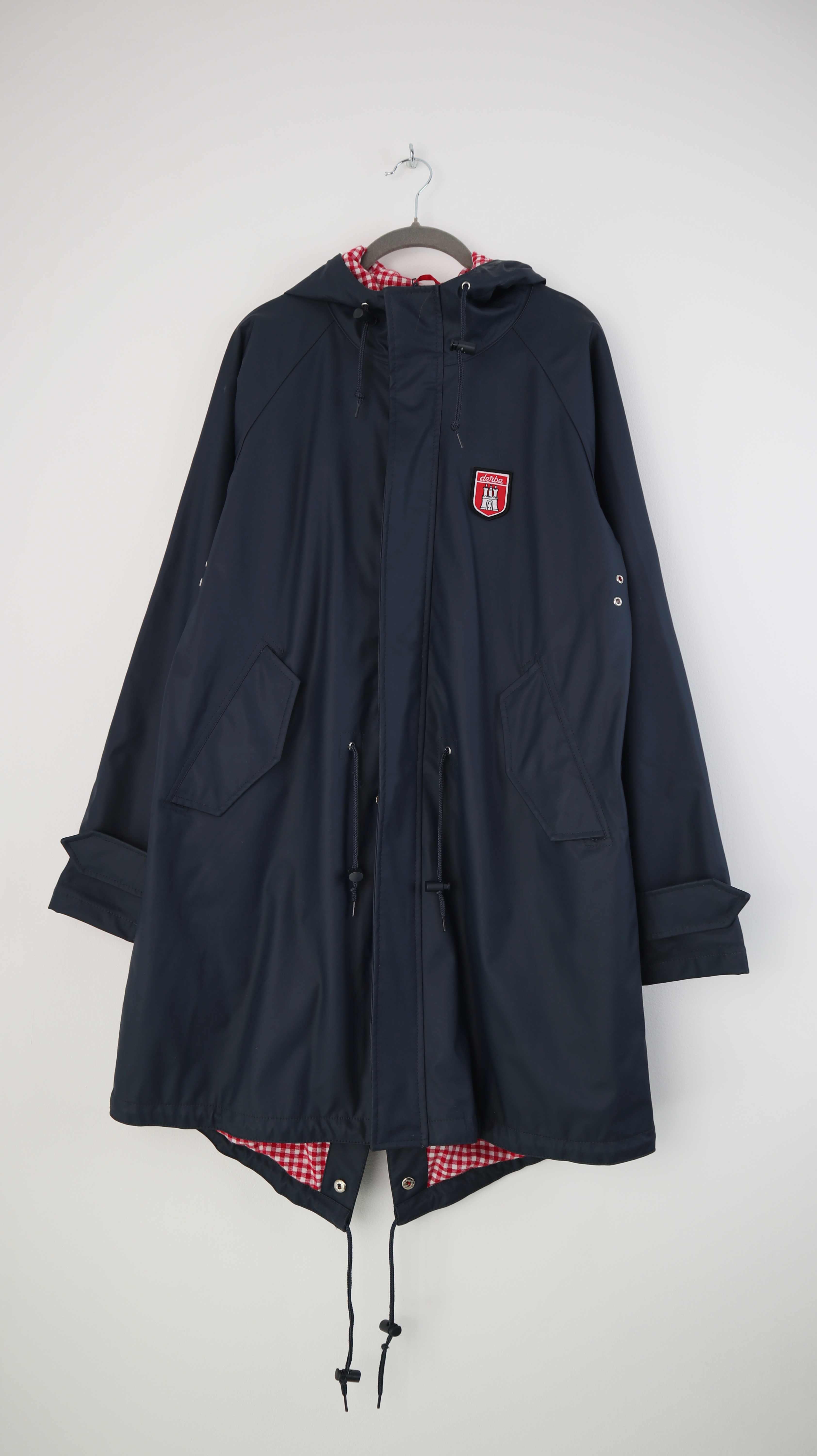 Derbe Hamburg Jacke Regenjacke blau dunkelblau 42 Regennerz