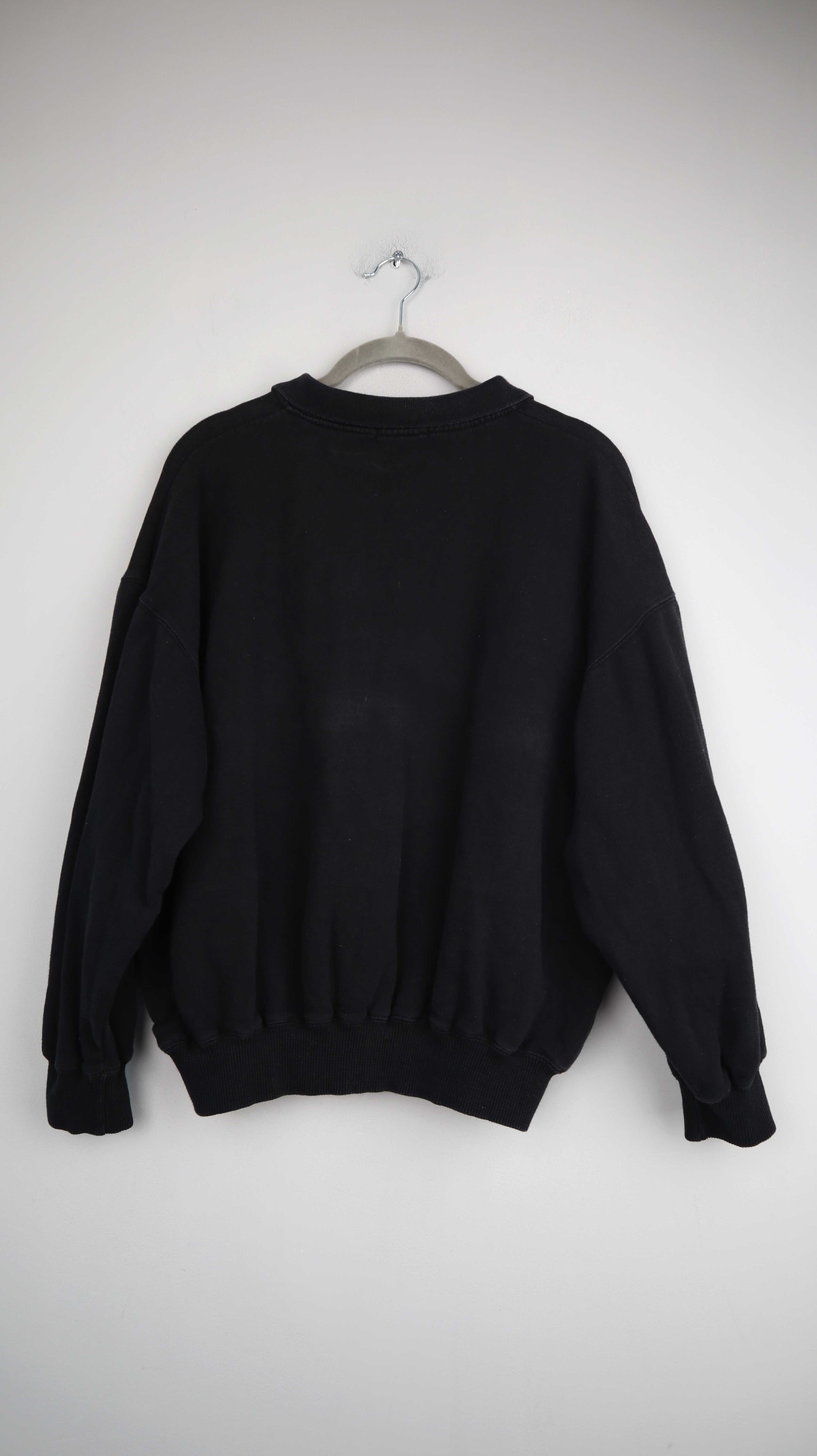 Bossini City Life Pullover Sweater schwarz true Vintage 38 M 80s