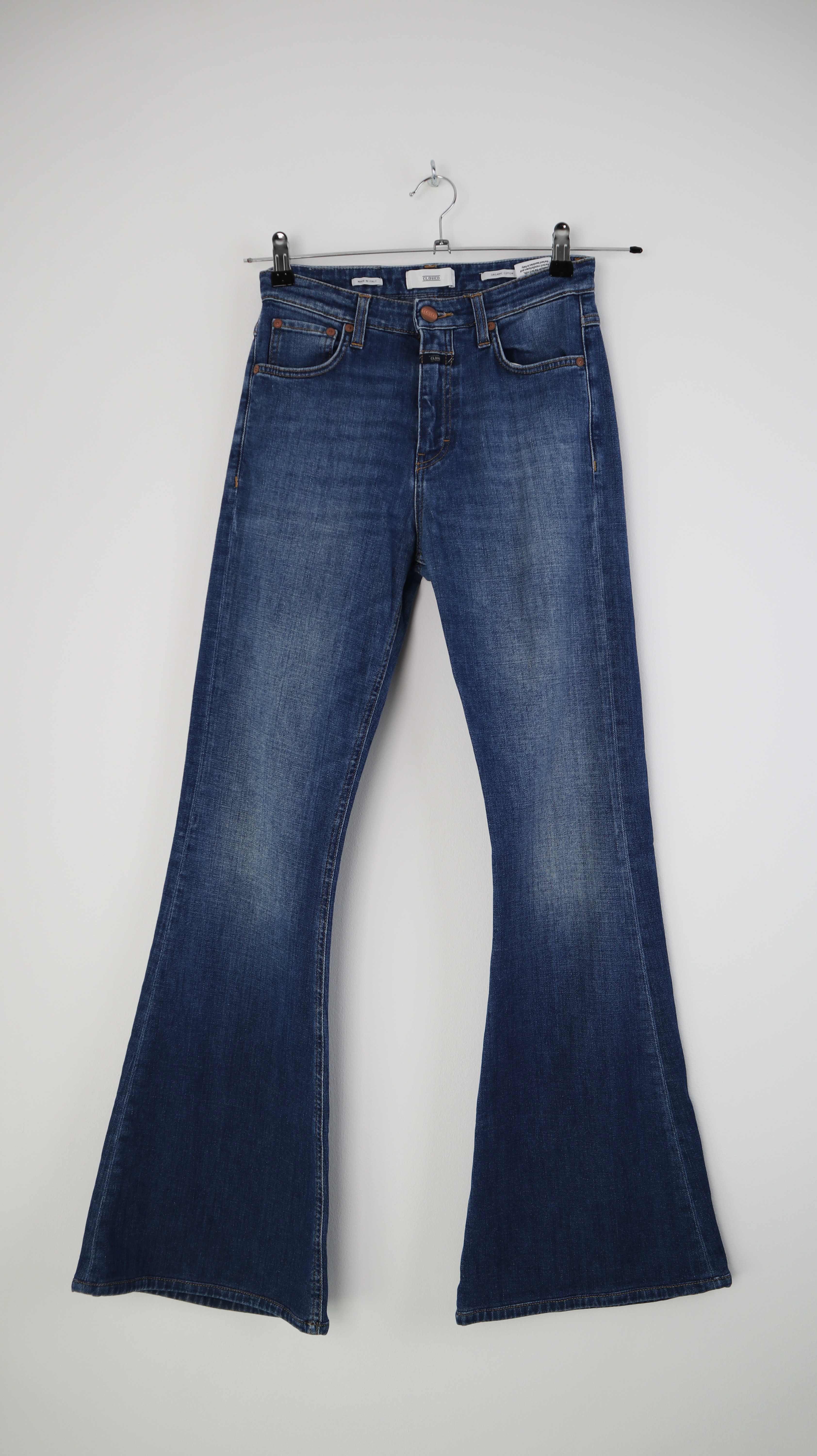 Closed Schlaghose Jeans blau Rawlin 24 mid waist flared