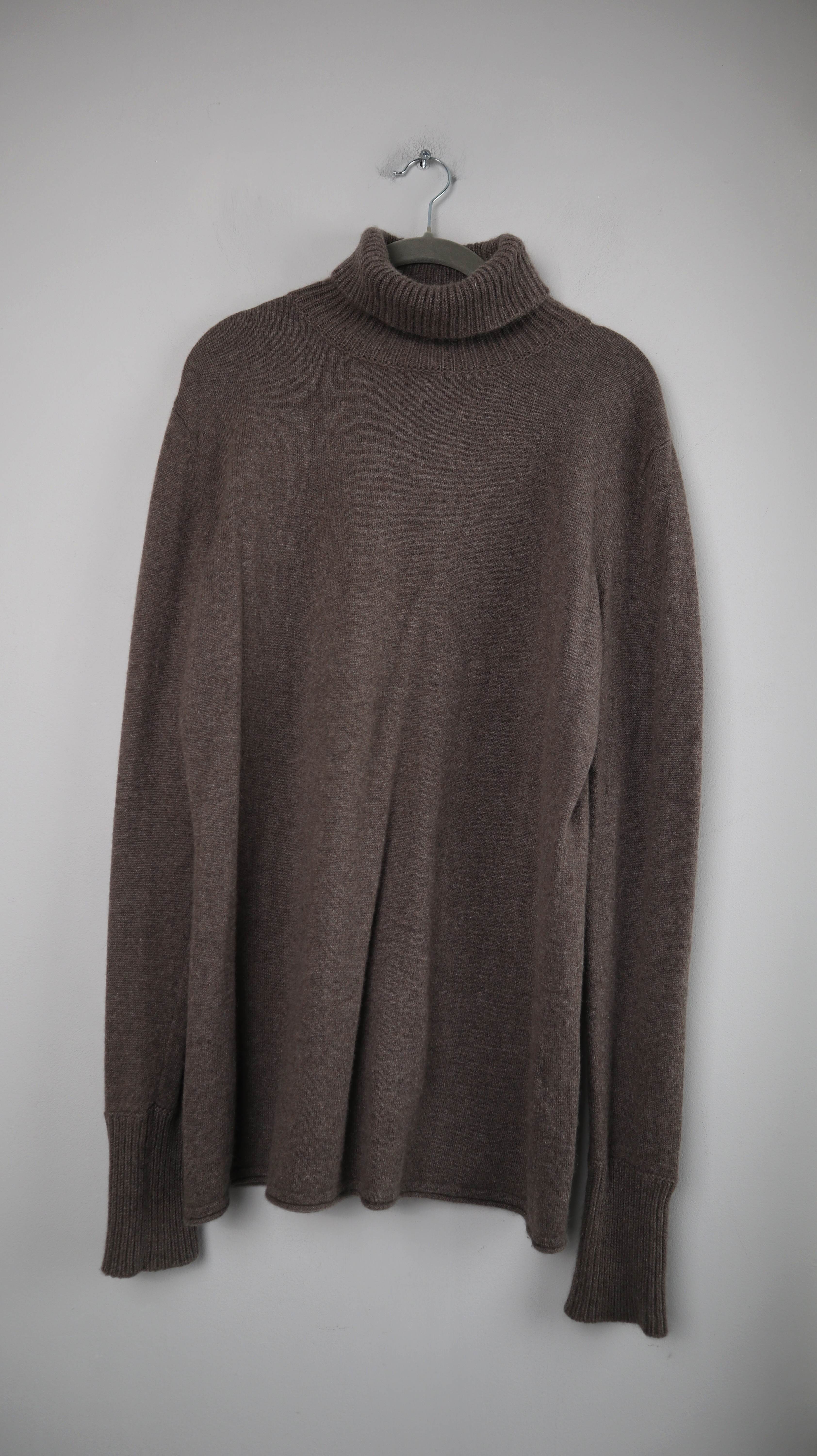 Hemisphere pure Cashmere Pullover Braun 46 Rollkragenpullover Rolli