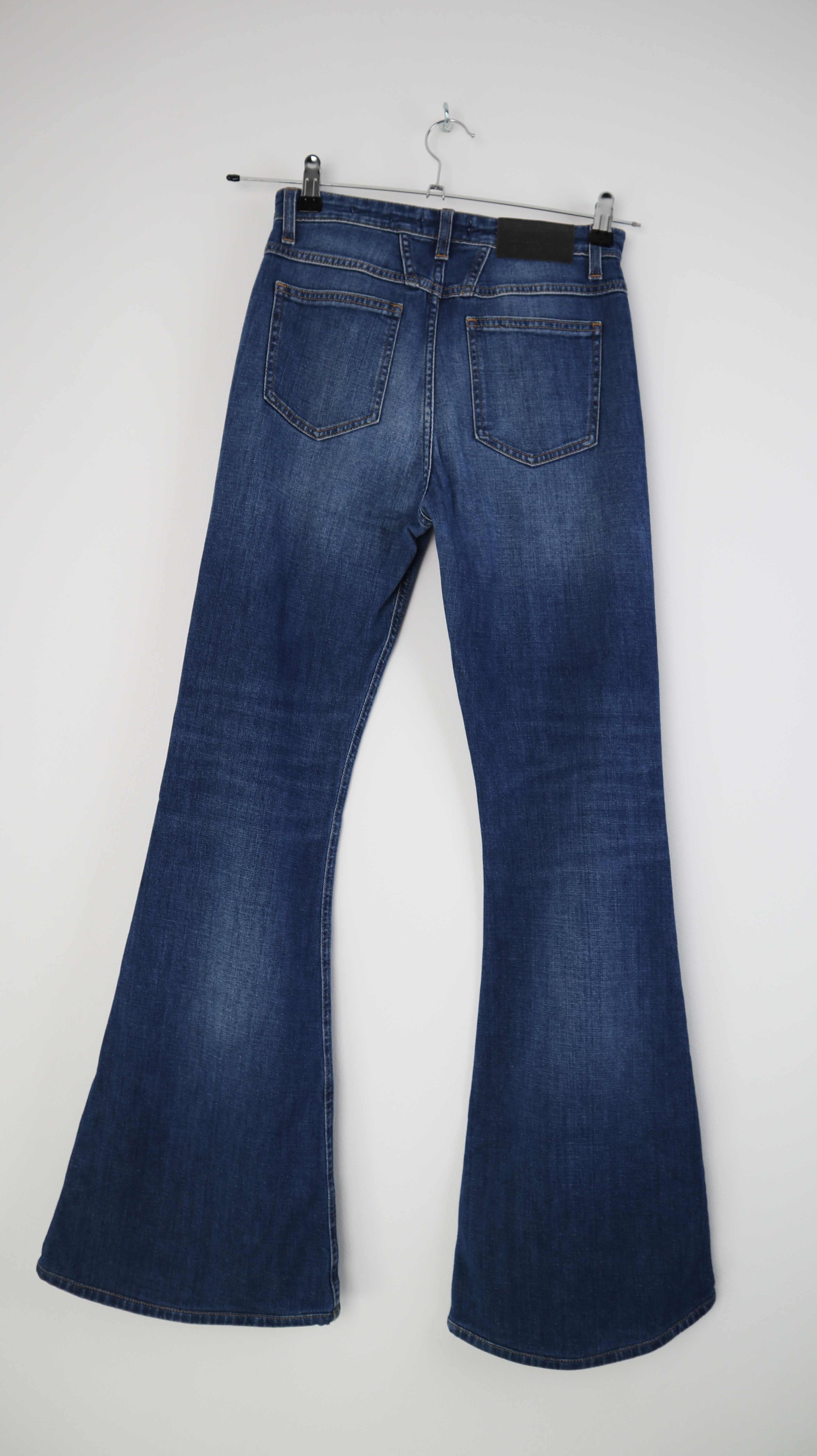 Closed Schlaghose Jeans blau Rawlin 24 mid waist flared