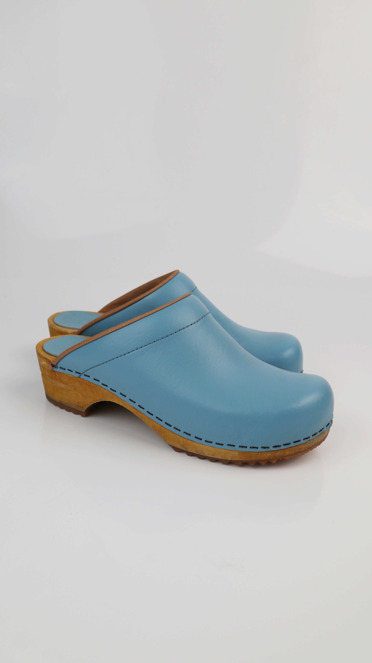 Sanita Clogs blau Schwedenclogs 39 Holzclogs Türkis
