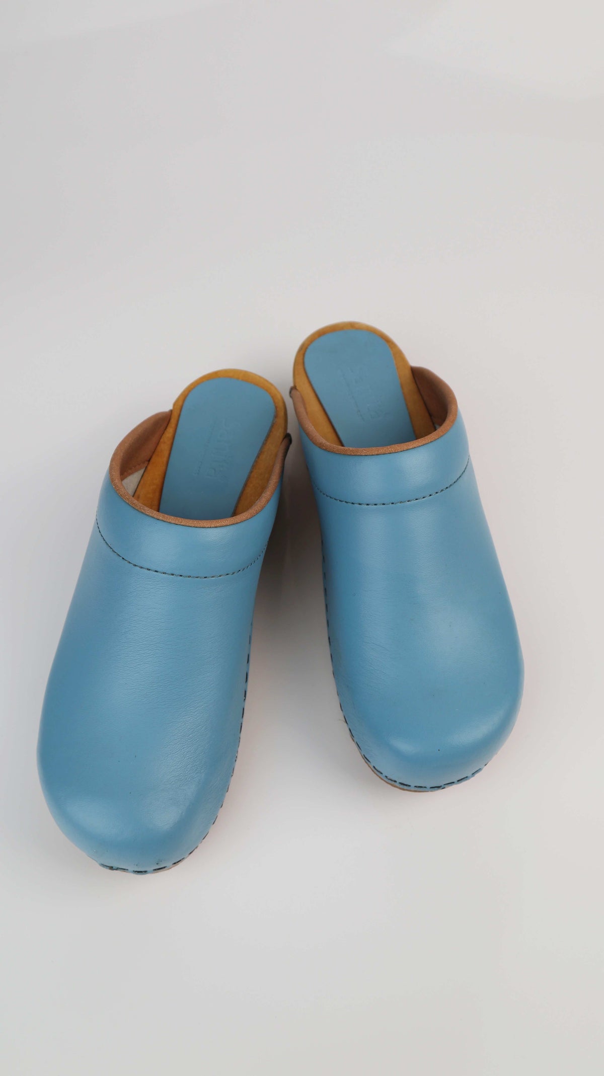 Sanita Clogs blau Schwedenclogs 39 Holzclogs Türkis
