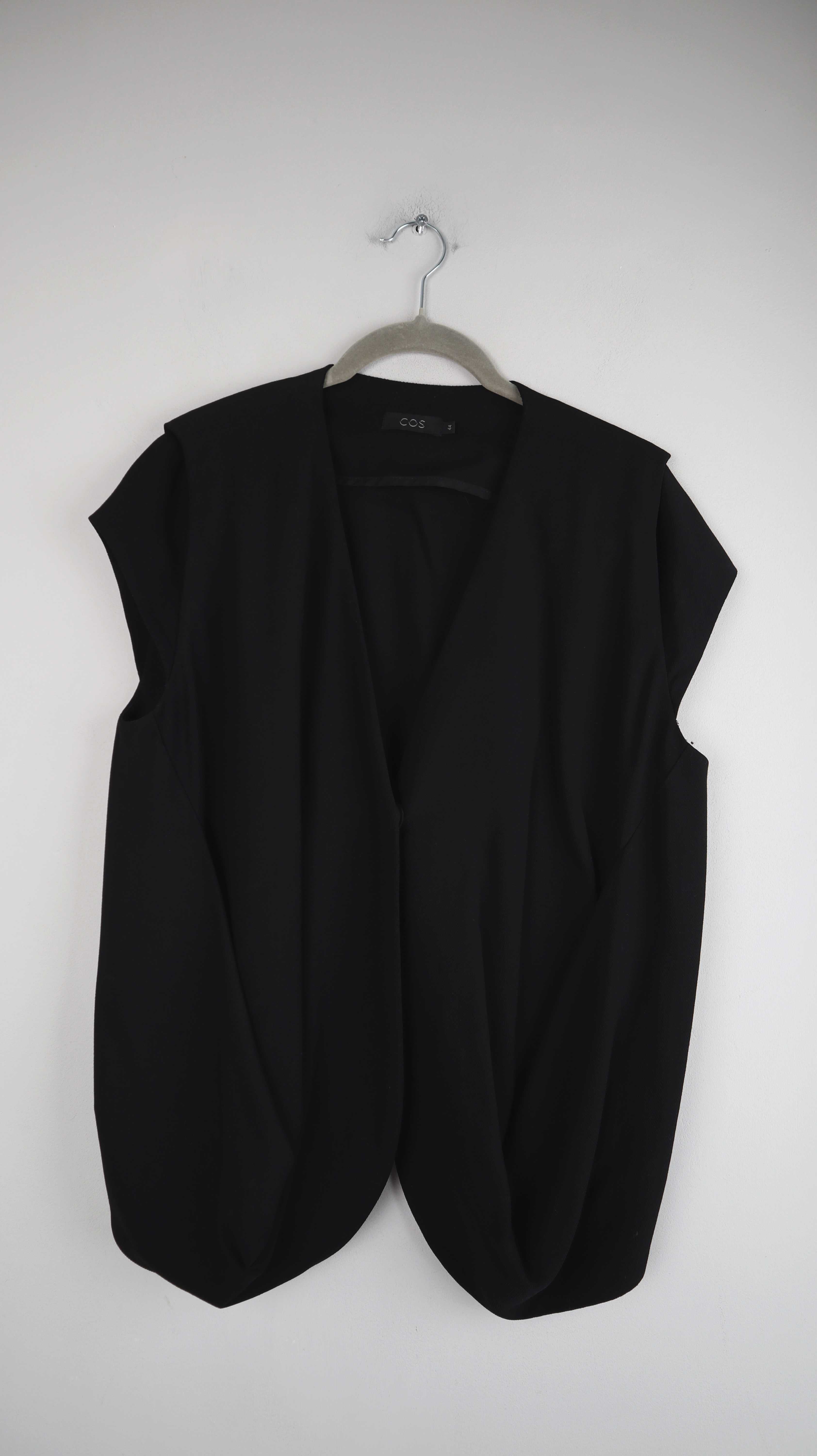 COS Weste schwarz 44 XL L basic Oberteil