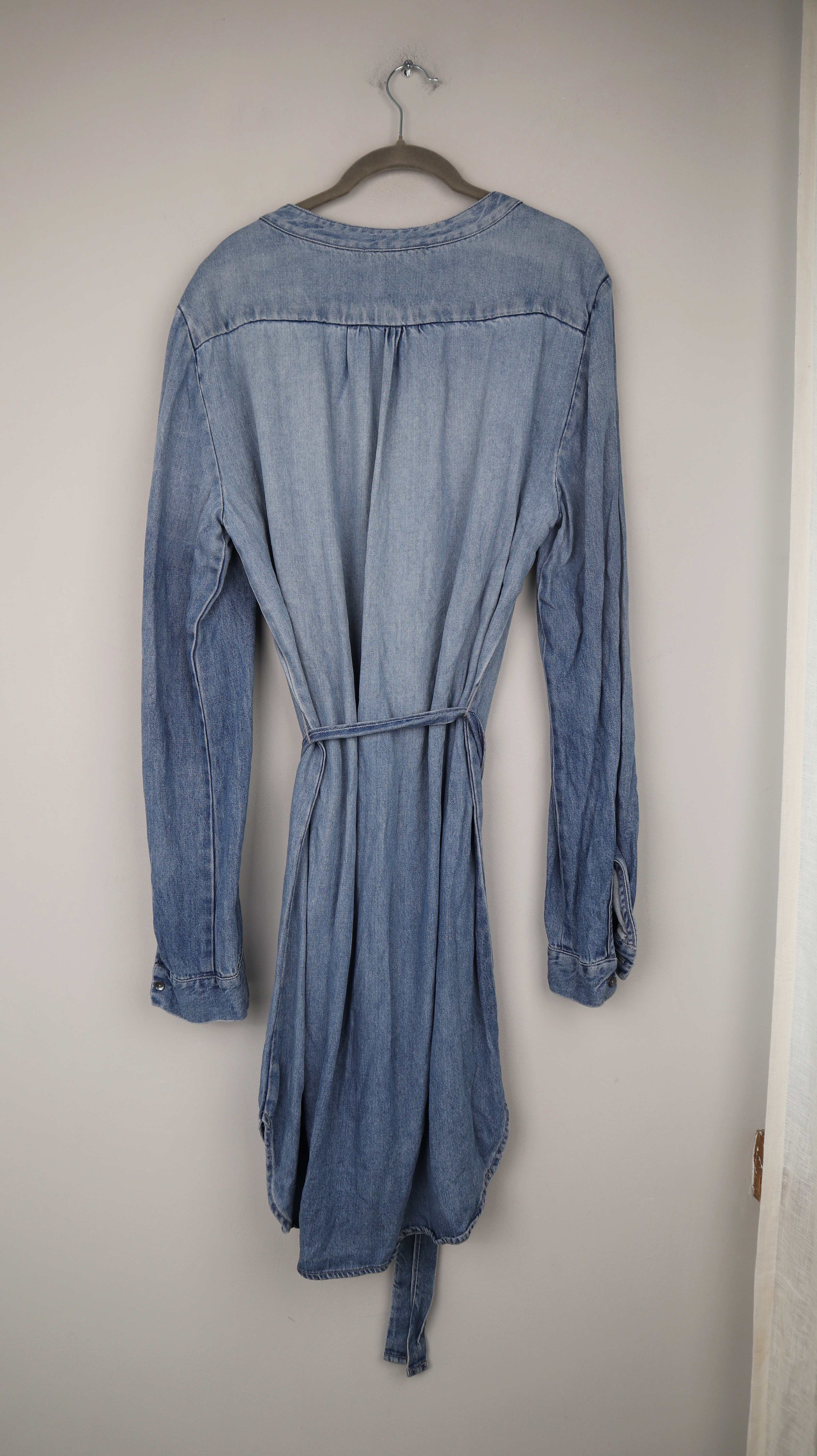 Velvet Kleid Jeanskleid Midi Midikleid 38 M Jeans denim blau