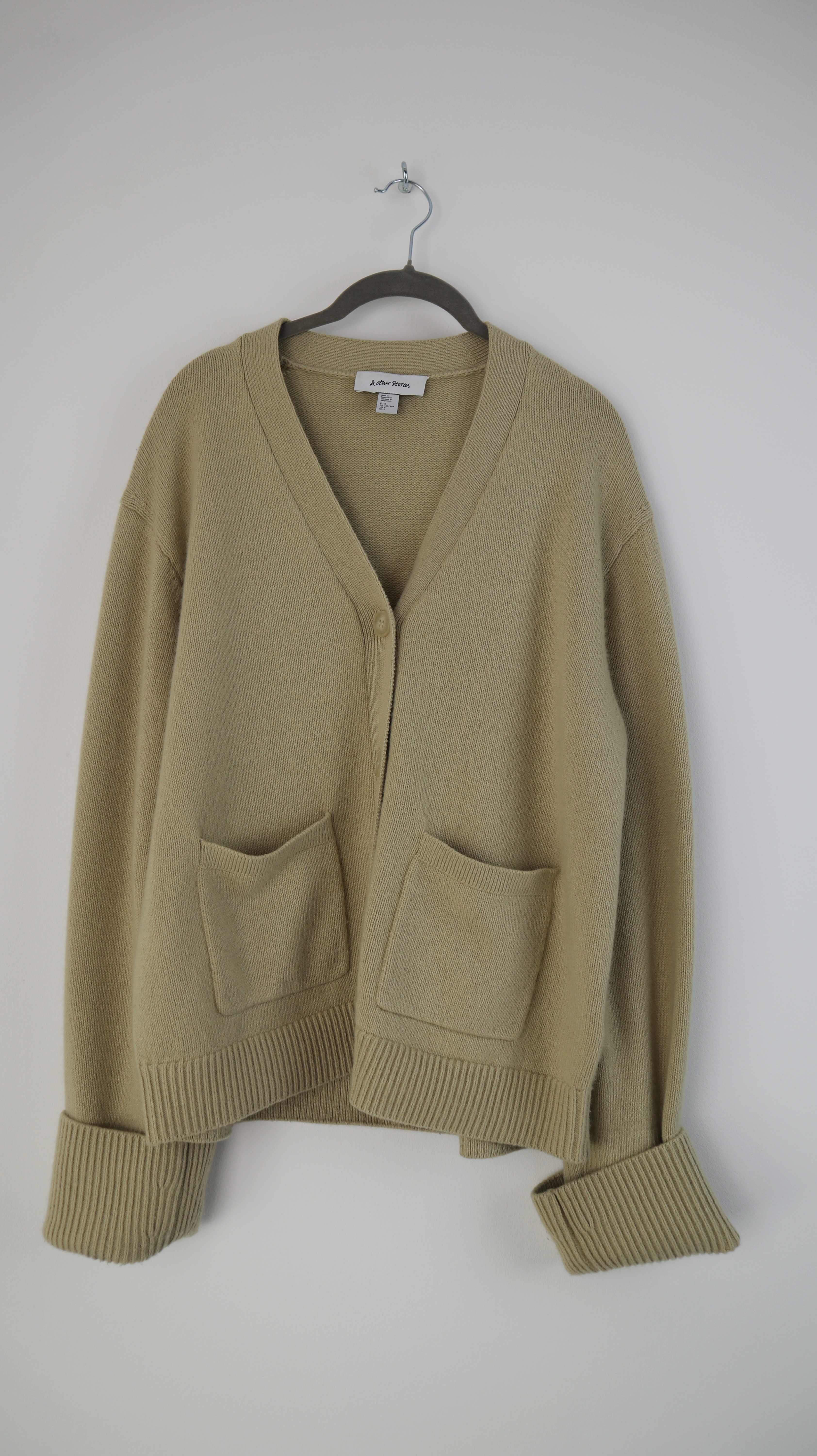 &other stories Strickjacke Cardigan Wolle gestrickt 36 S