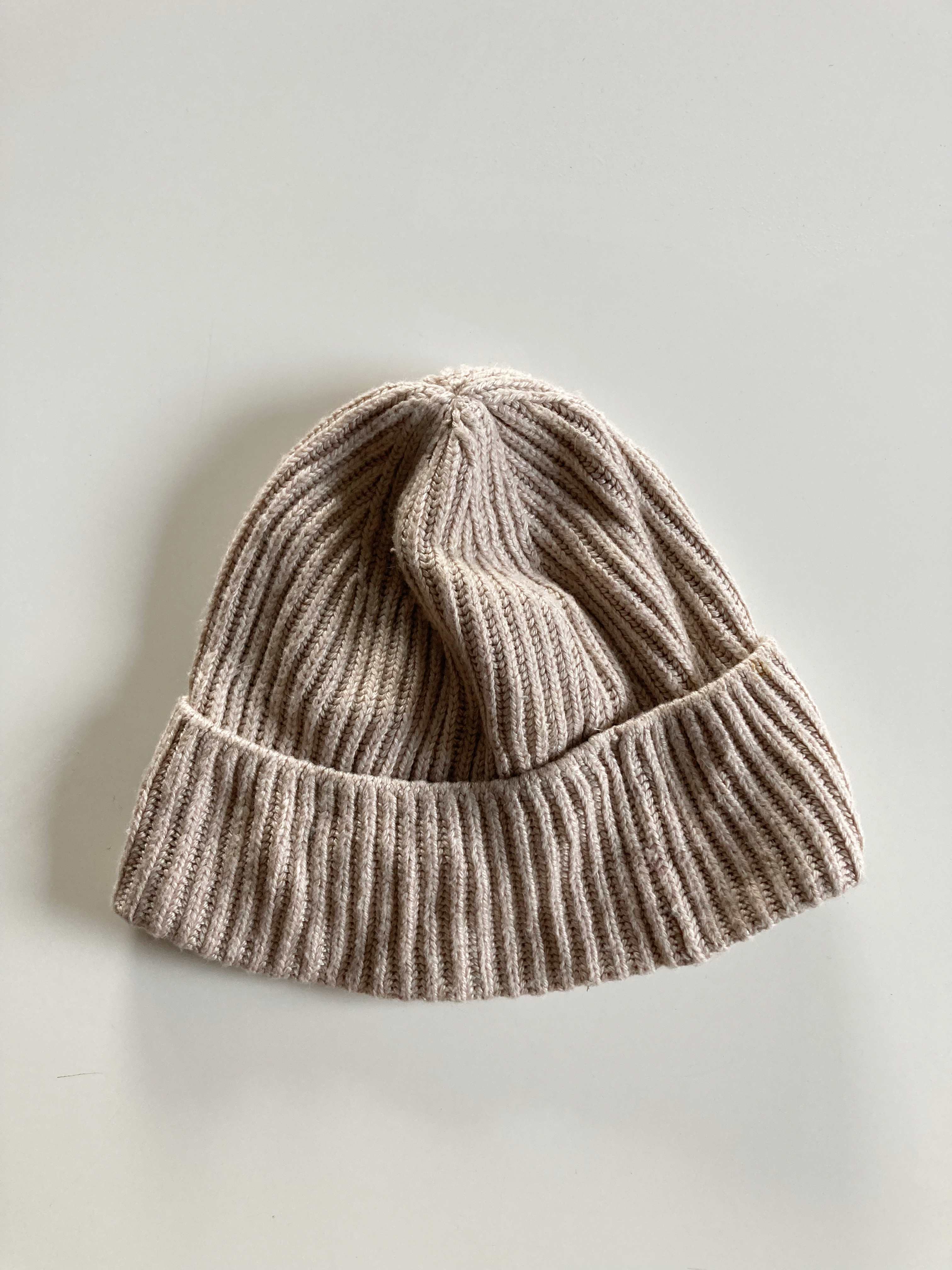 Mütze Beanie Kappe braun Strickmütze H&M Beige