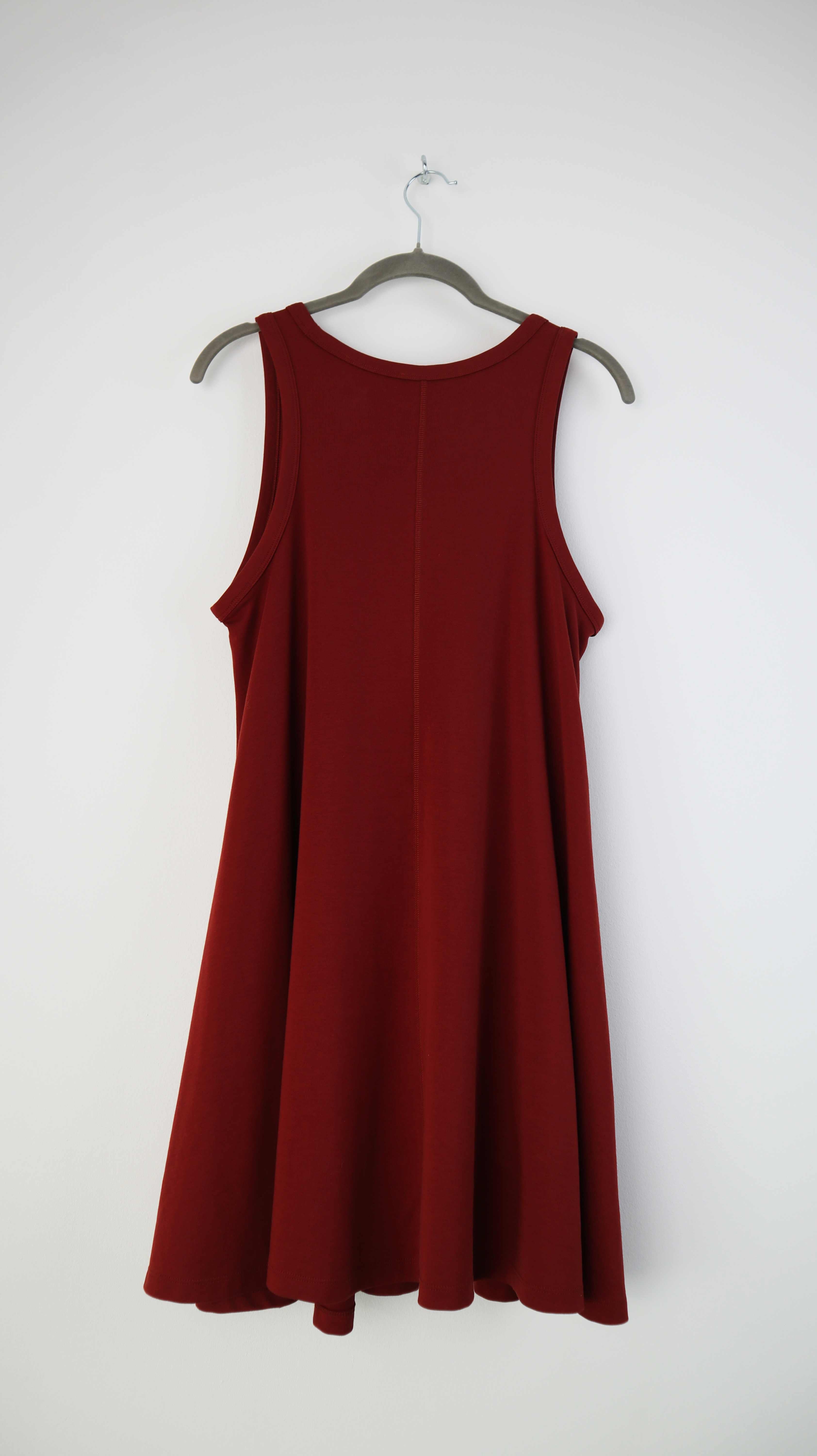 COS Top Rot 36 S Kleid Midi Midikleid Shirt