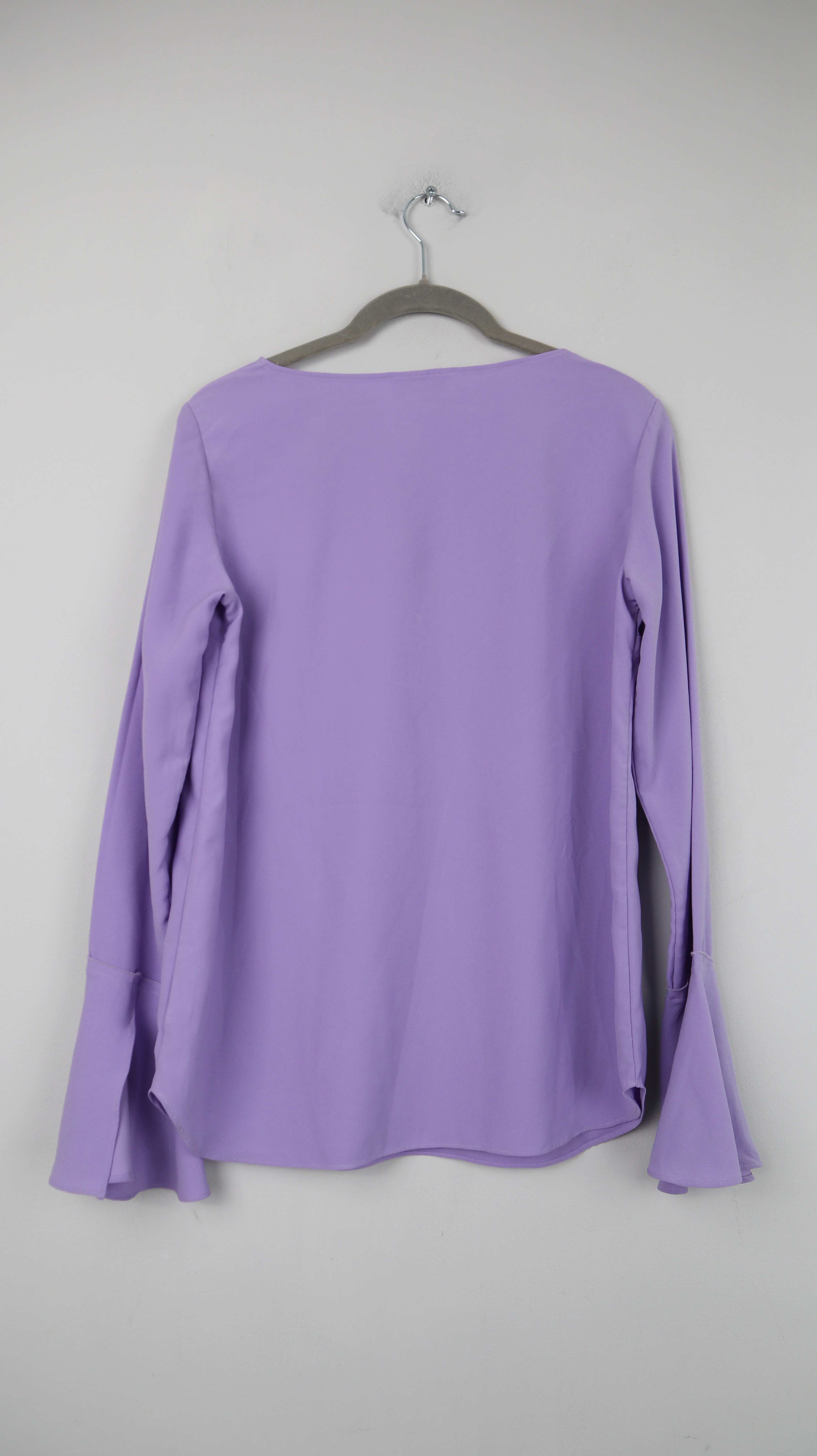 Anita Hass Shirt Lila Flieder Longsleeve 36 S Oberteil basic einfarbig