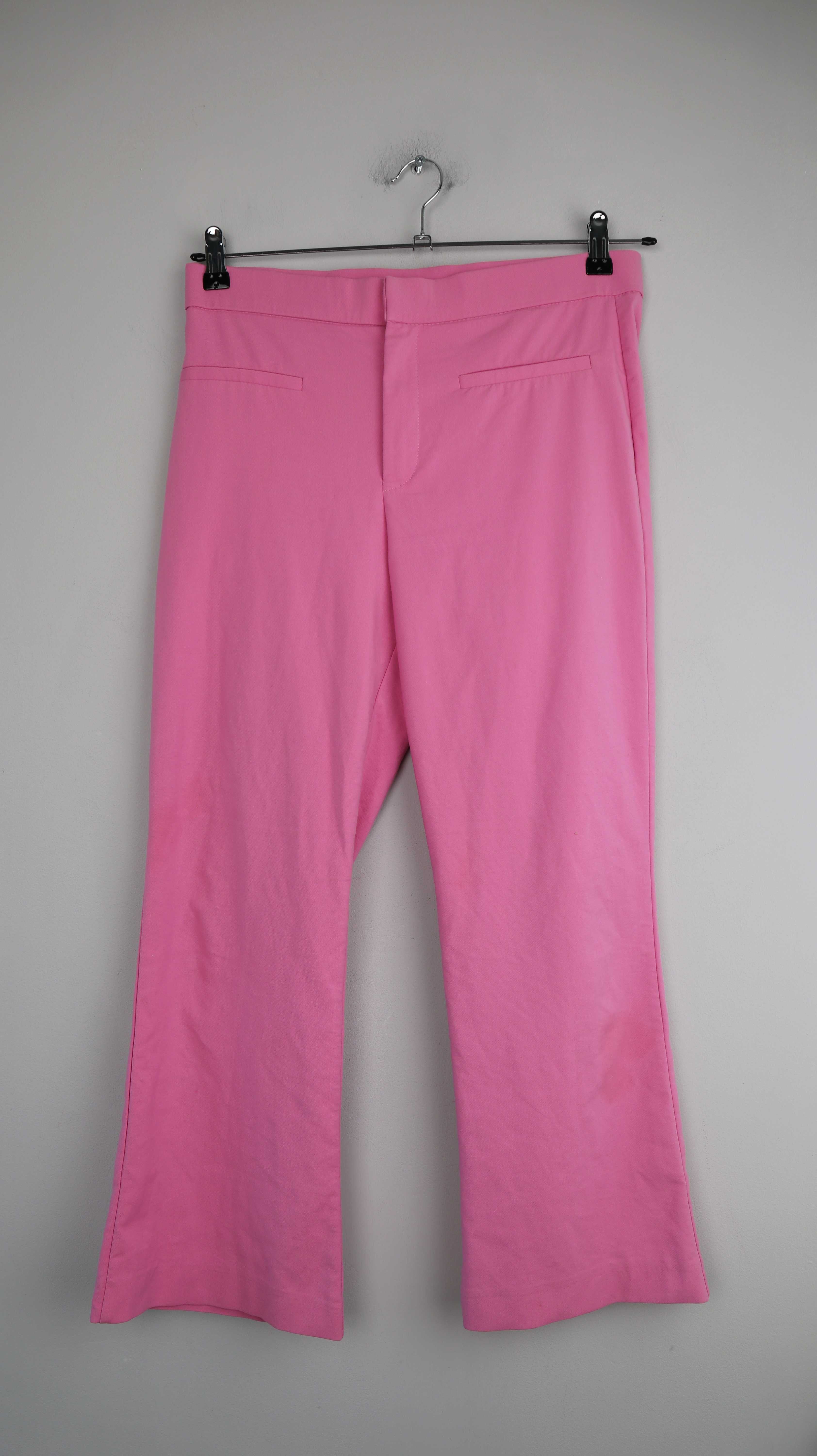 Zara Hose Rosa Pink 40 L basic Anzughose einfarbig knöchelfrei