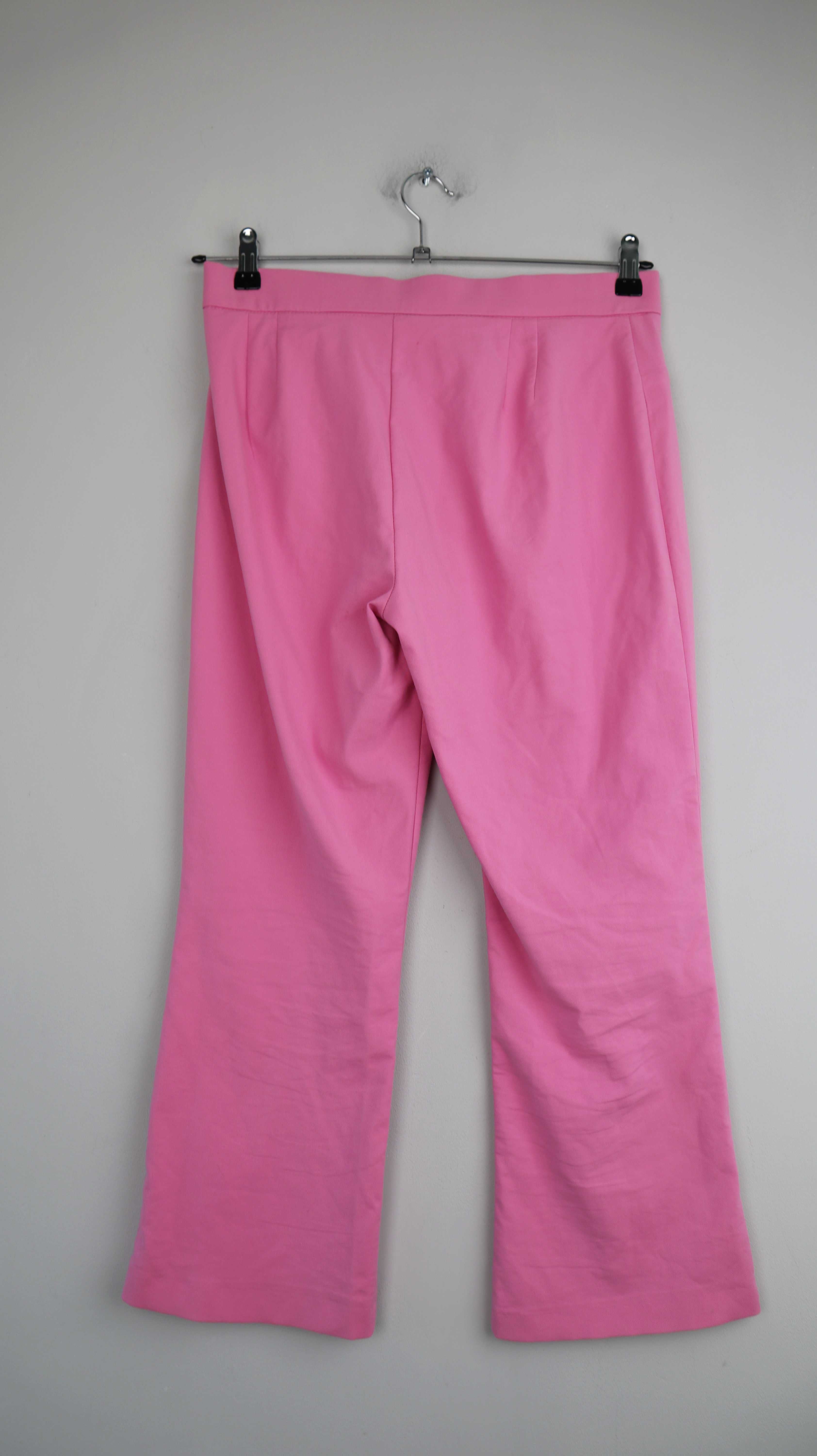 Zara Hose Rosa Pink 40 L basic Anzughose einfarbig knöchelfrei