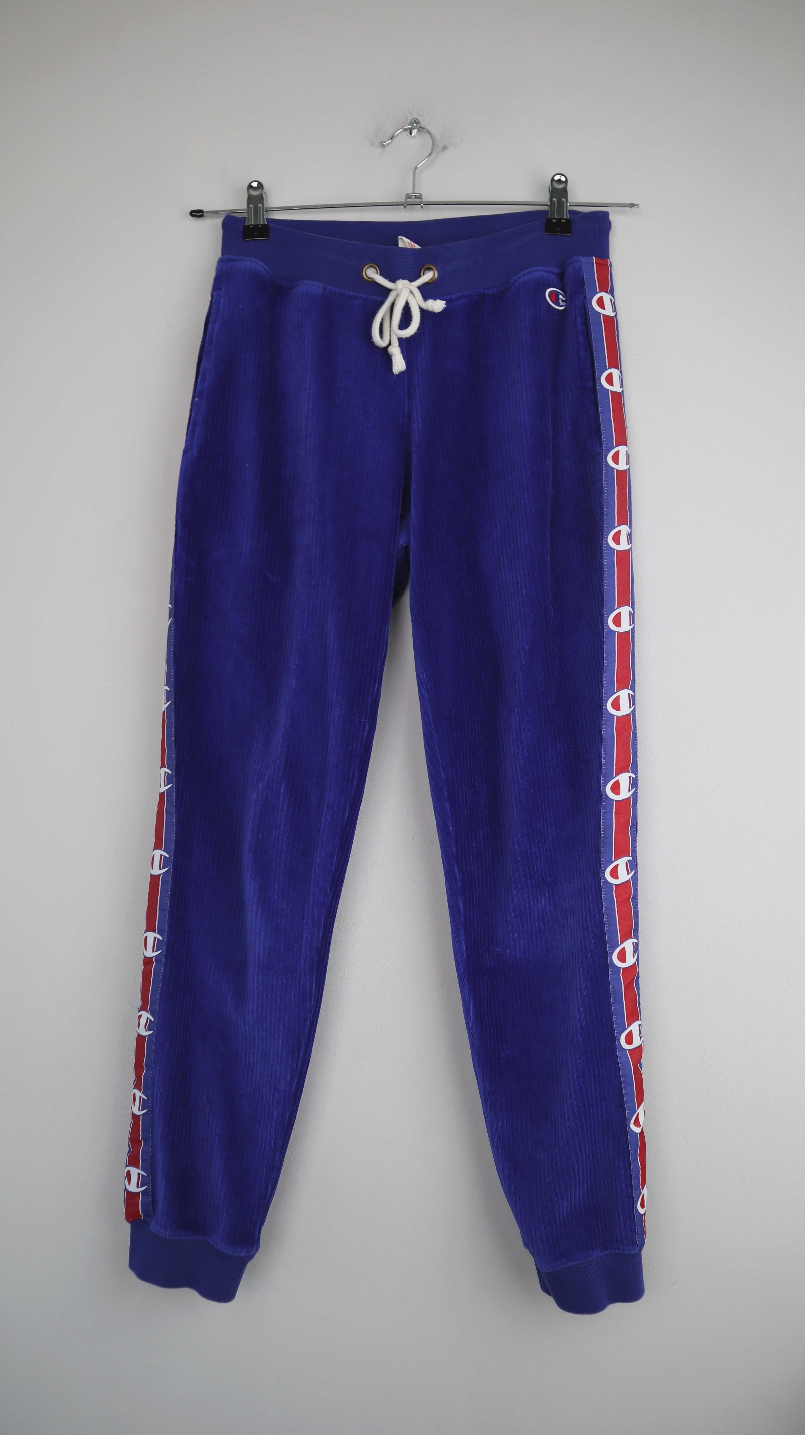 Champion Hose Blau Cordhose Cord XS Jogger Trainingshose Sporthose