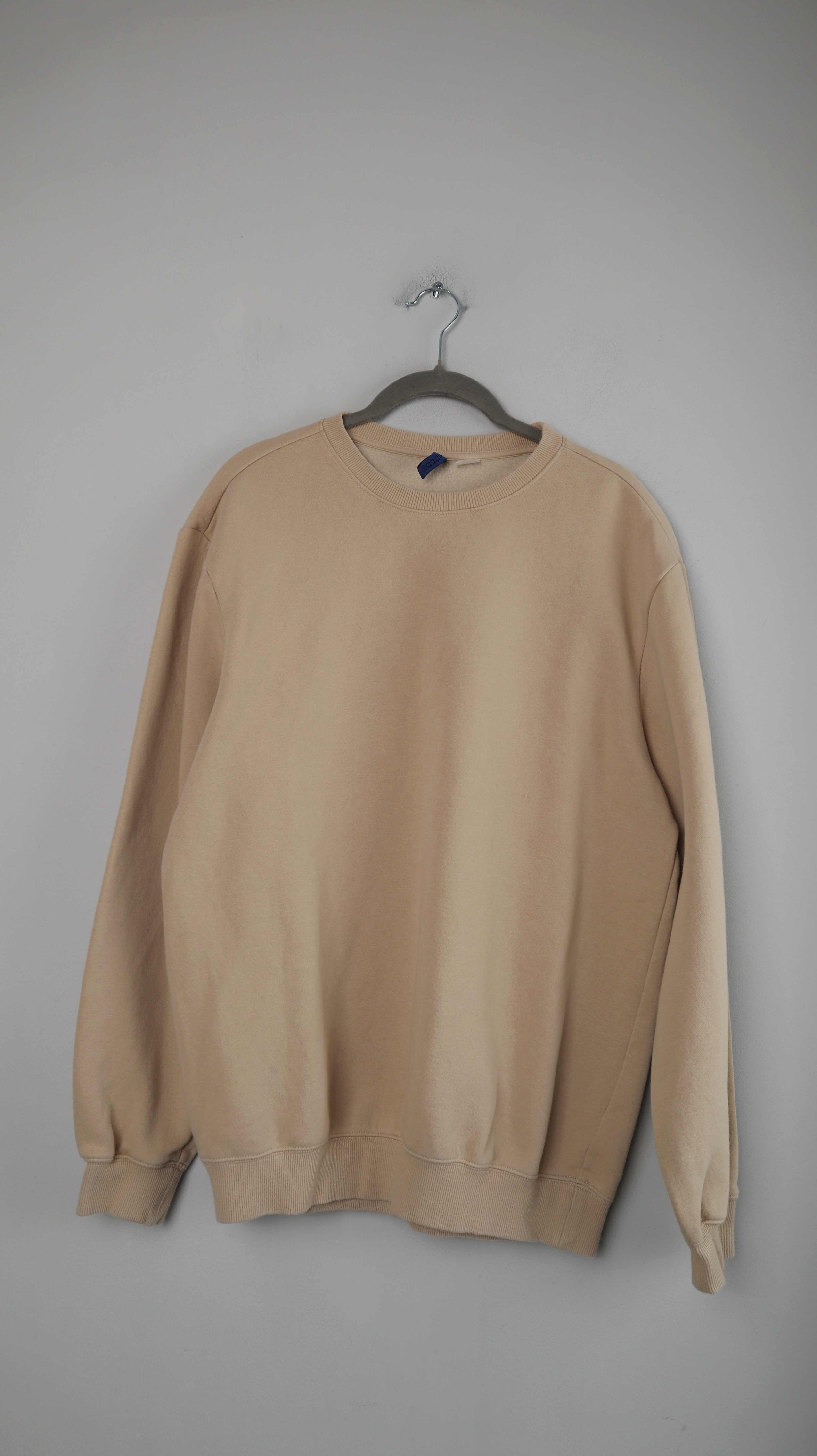Divided Pullover Sweater Creme Beige 36 S basic einfarbig