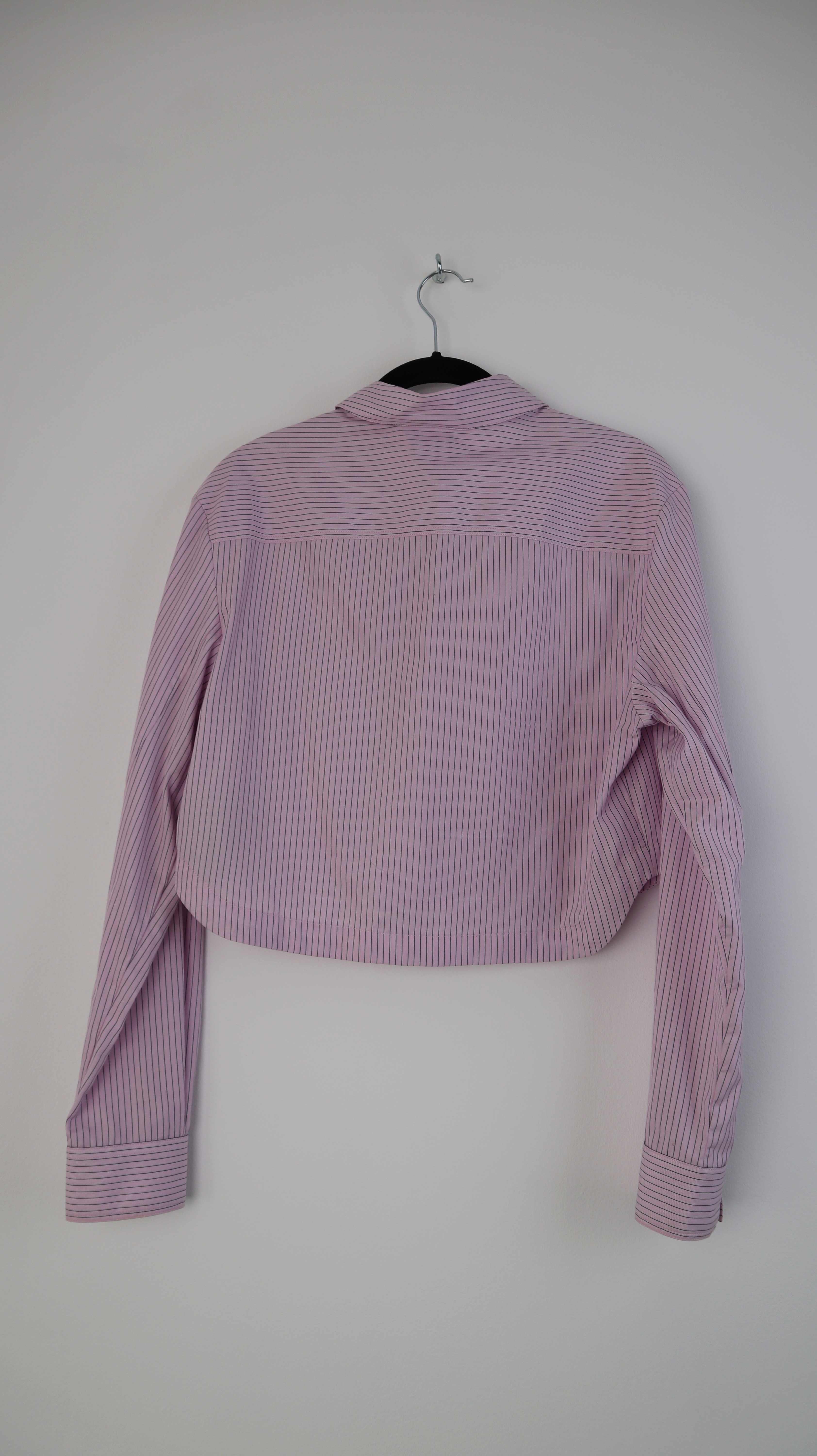 The Kooples Bluse Hemd cropped Lila Flieder 36 S 1 Hemdbluse Chemise