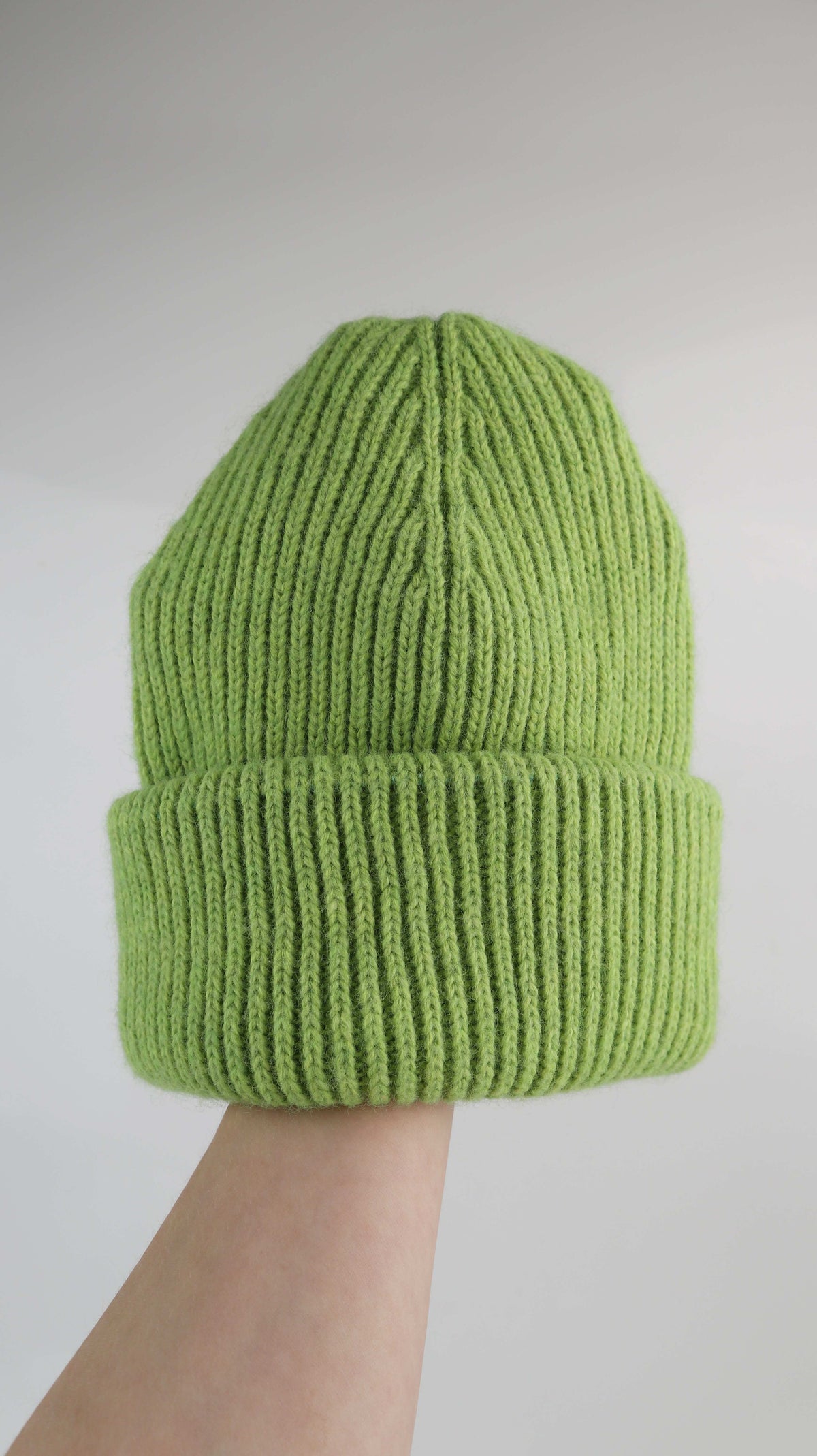 Kauf Dich Glücklich Beanie Mütze grün Wollmütze Strickmütze