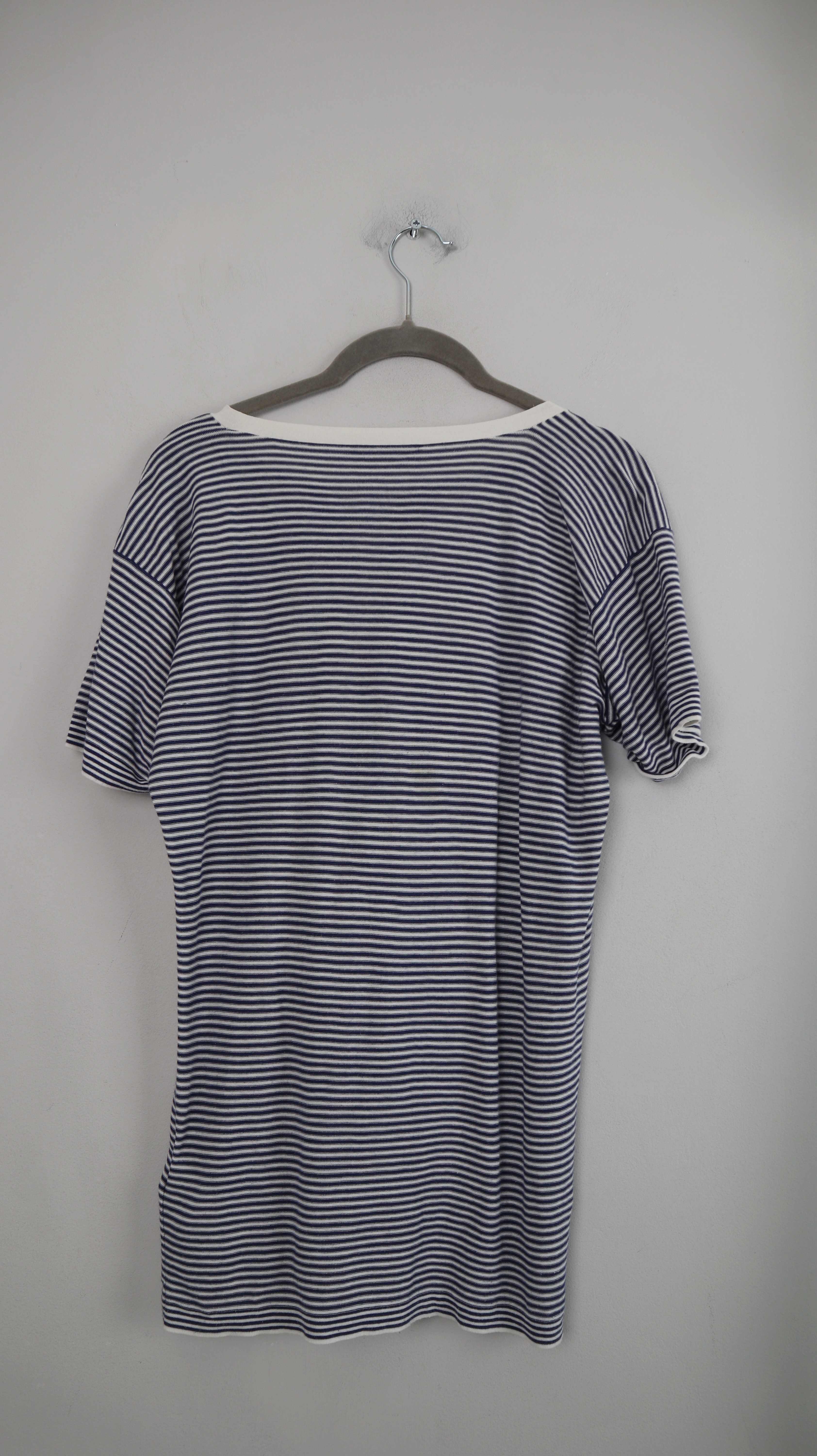 Hugo Boss Shirt blau weiß gestreift 38 M ringelshirt geringelt