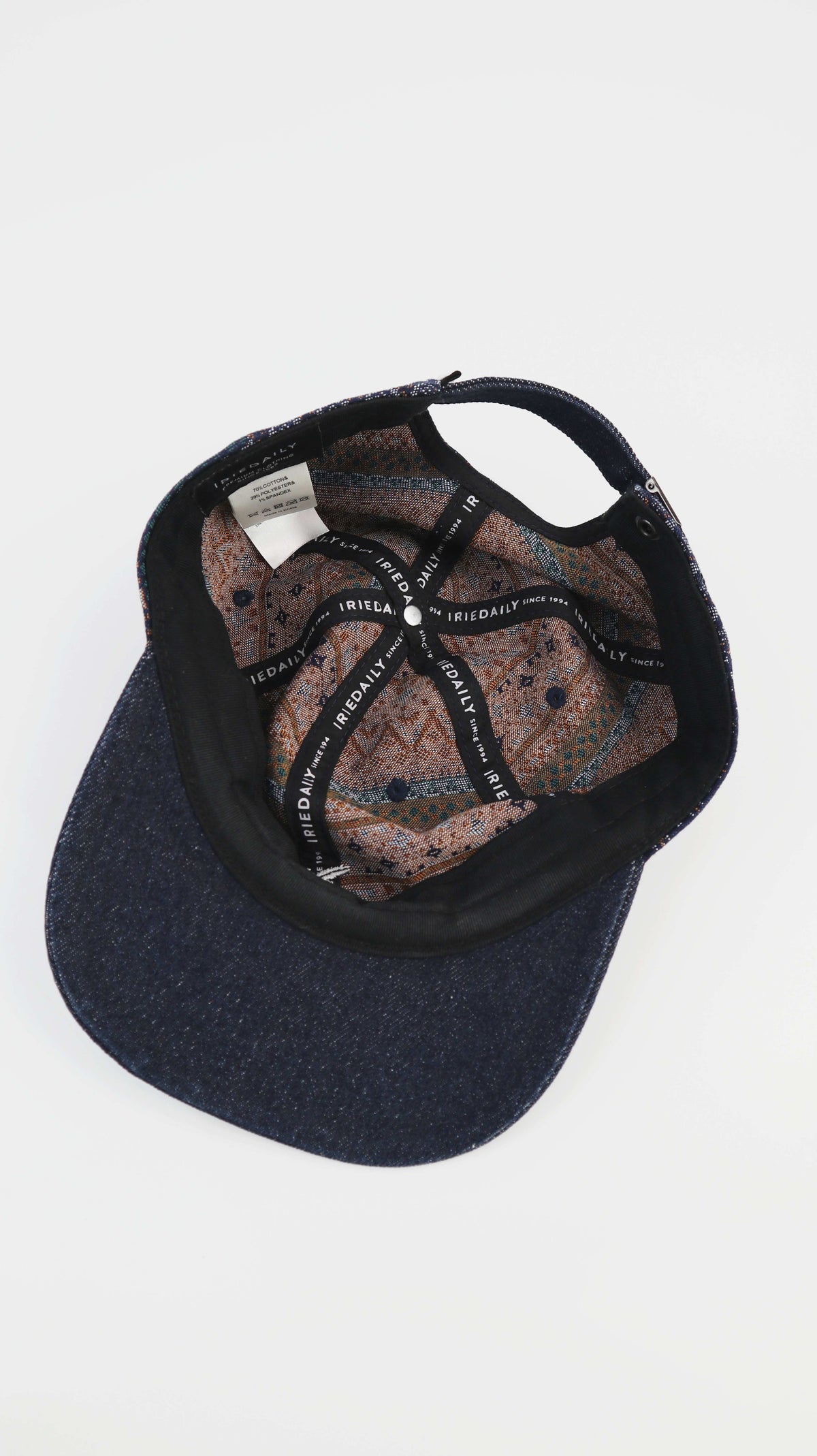 iriedaily Mütze Kappe Blau Schirmmütze dunkelblau denim