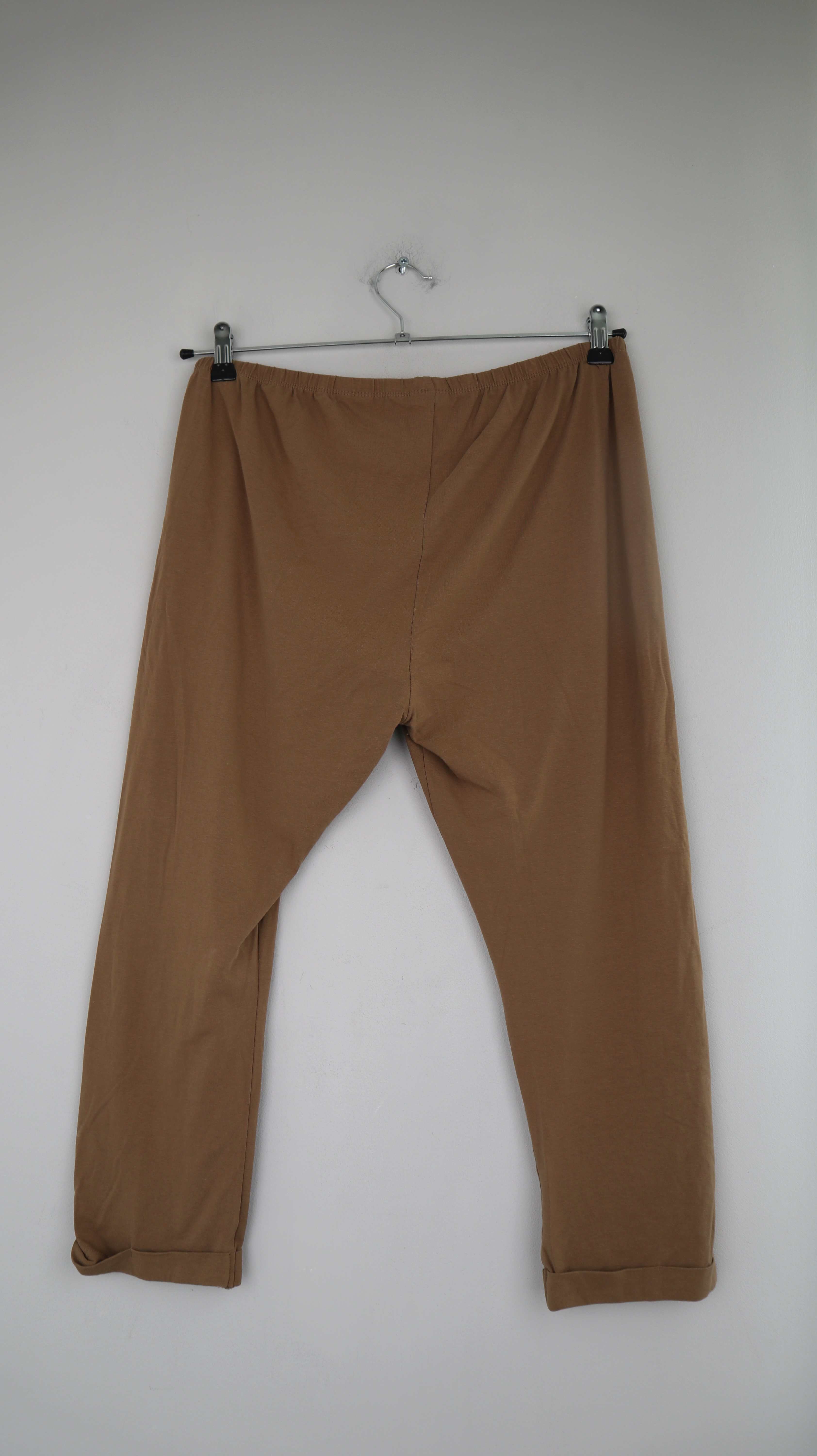 Laura Torelli Leggings braun Stoffhose 40 L 3/4 Hose