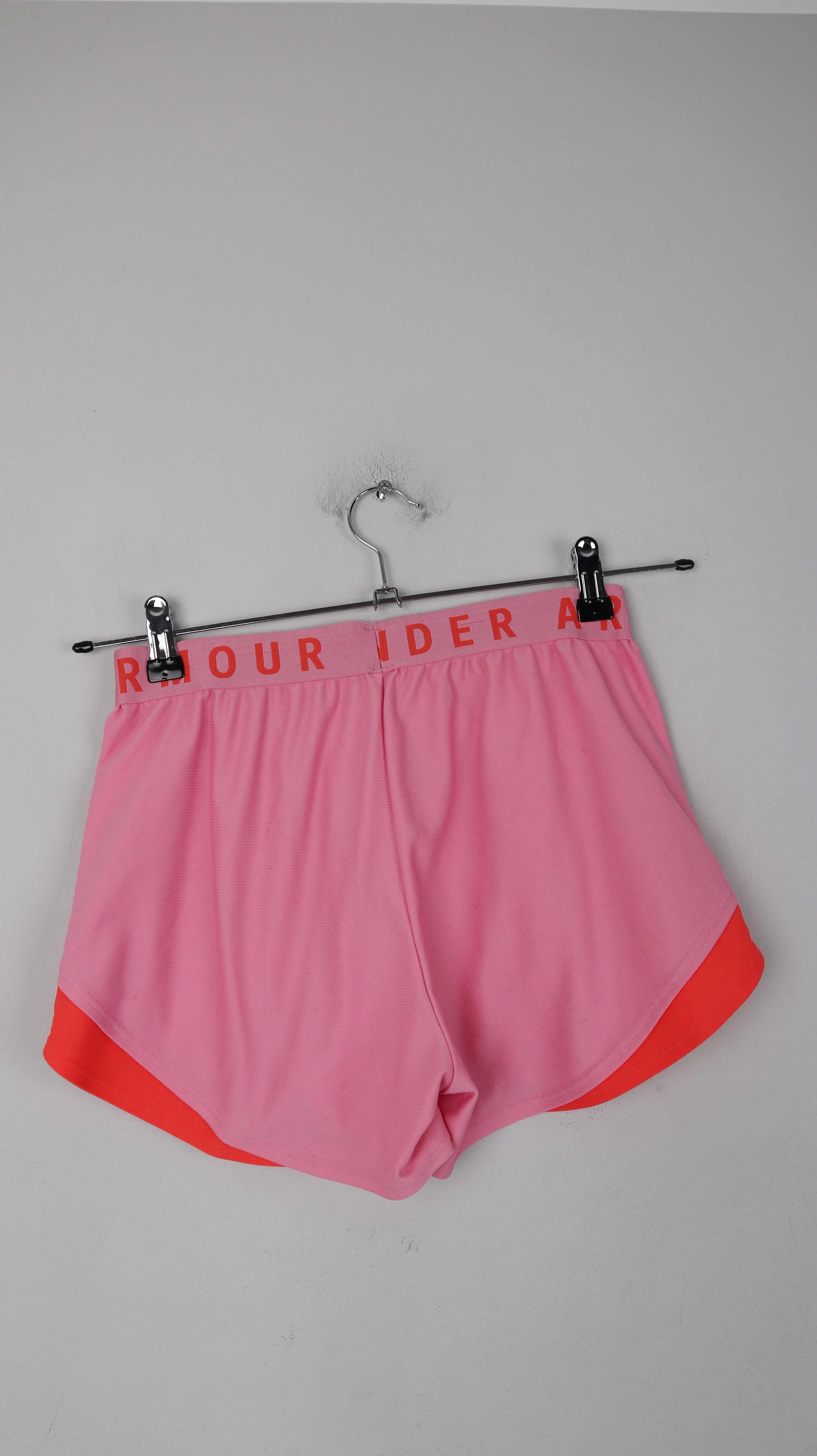 under armour Shorts Sporthose rosa Neon Pink XS kurze Hose Trainingshose