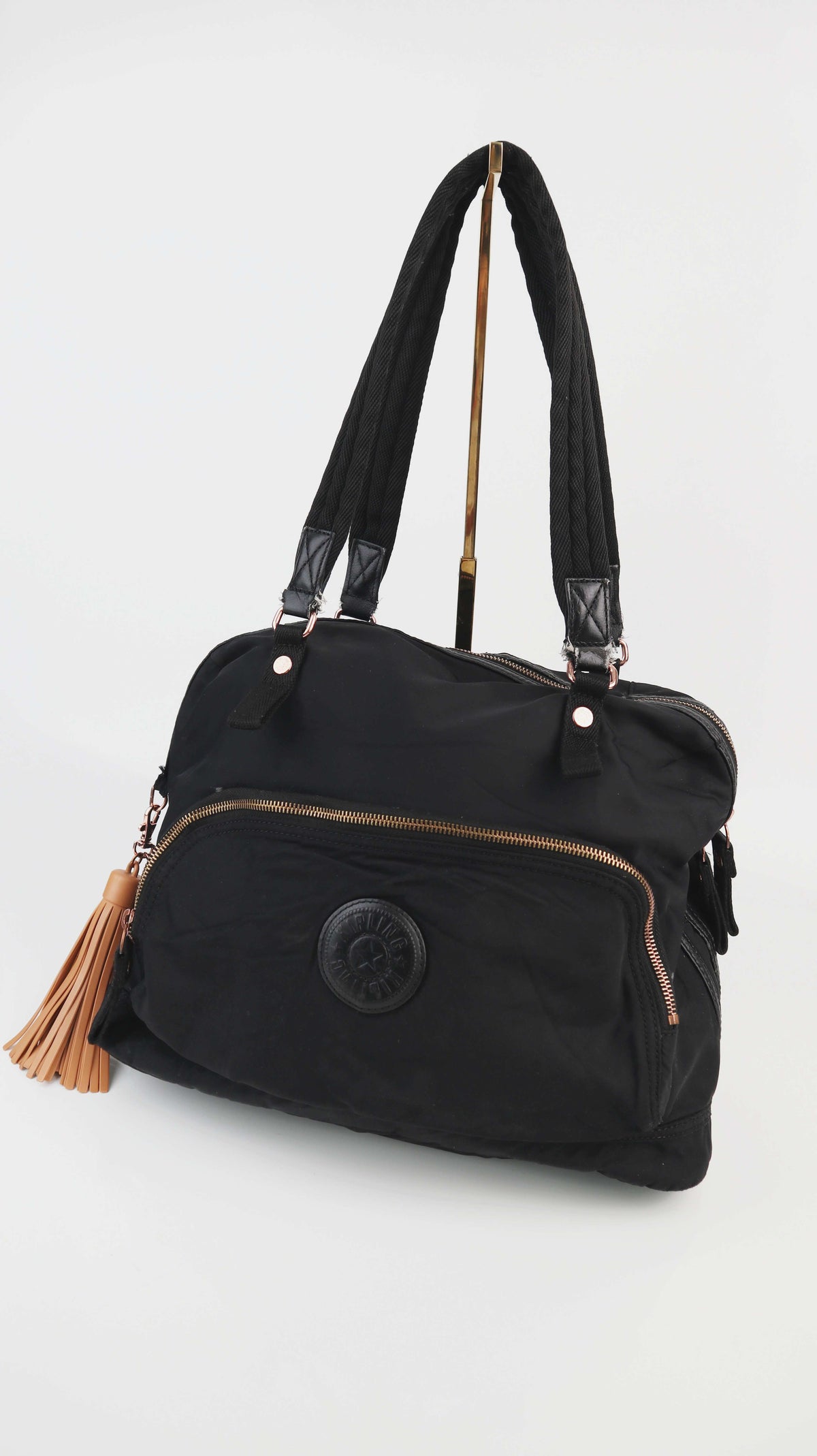 Kipling Tasche schwarz Handtasche Schultertasche Shopper