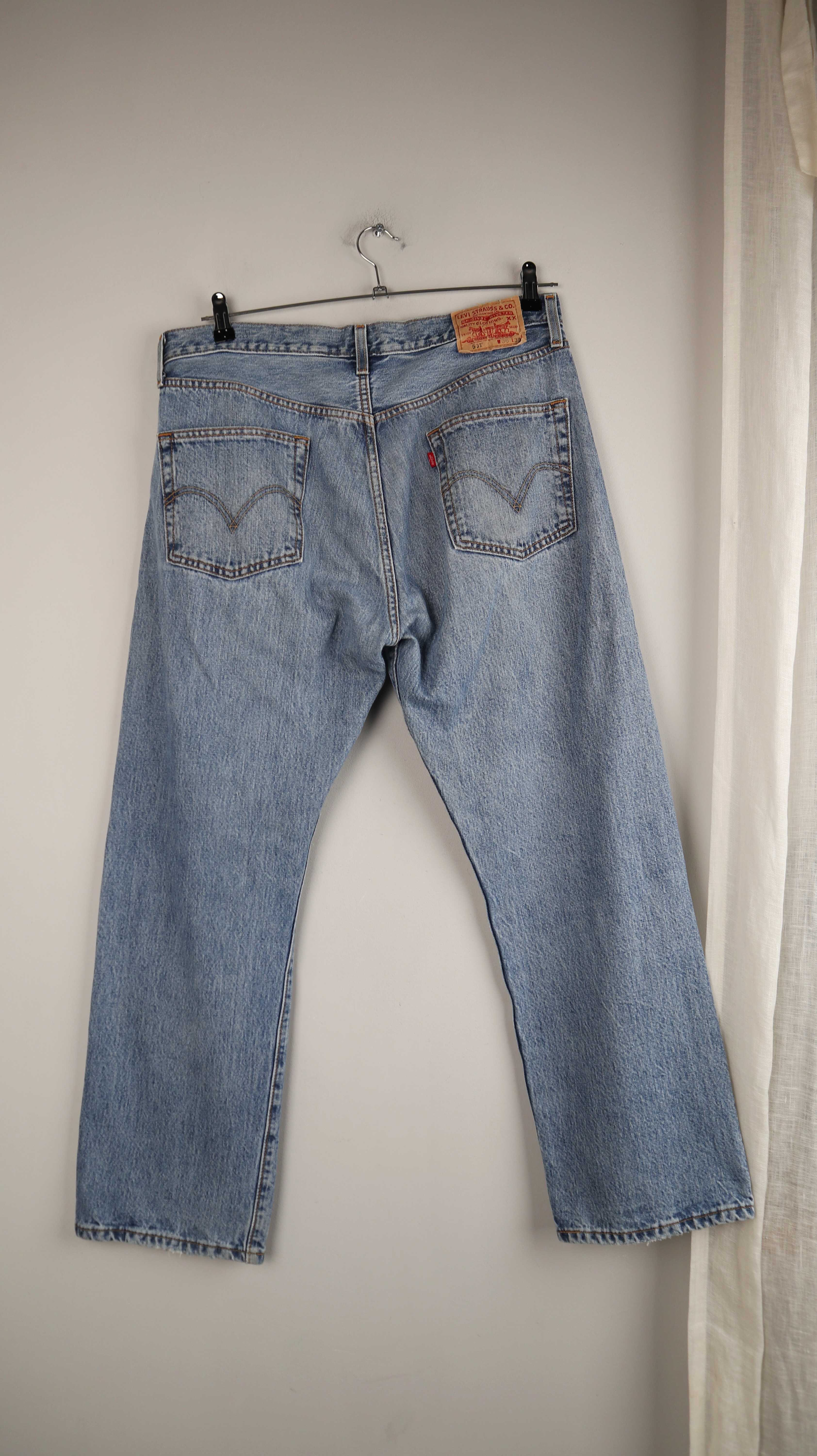 Levis 501 Jeans Hose W36 L 30 denim straight leg XL washed
