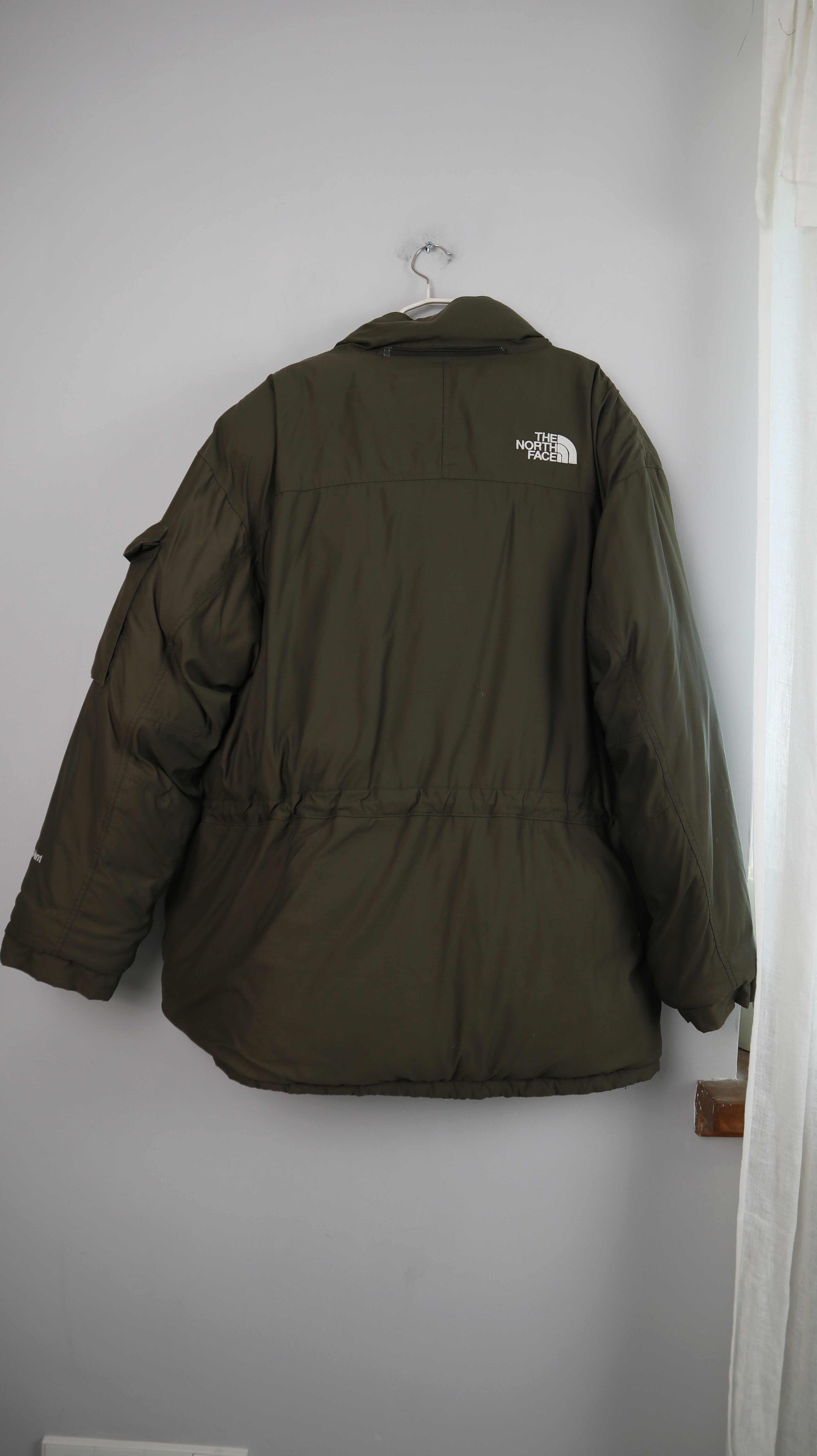 The North Face Jacke XXL Grün Khaki Daunenjacke Winterjacke Parka