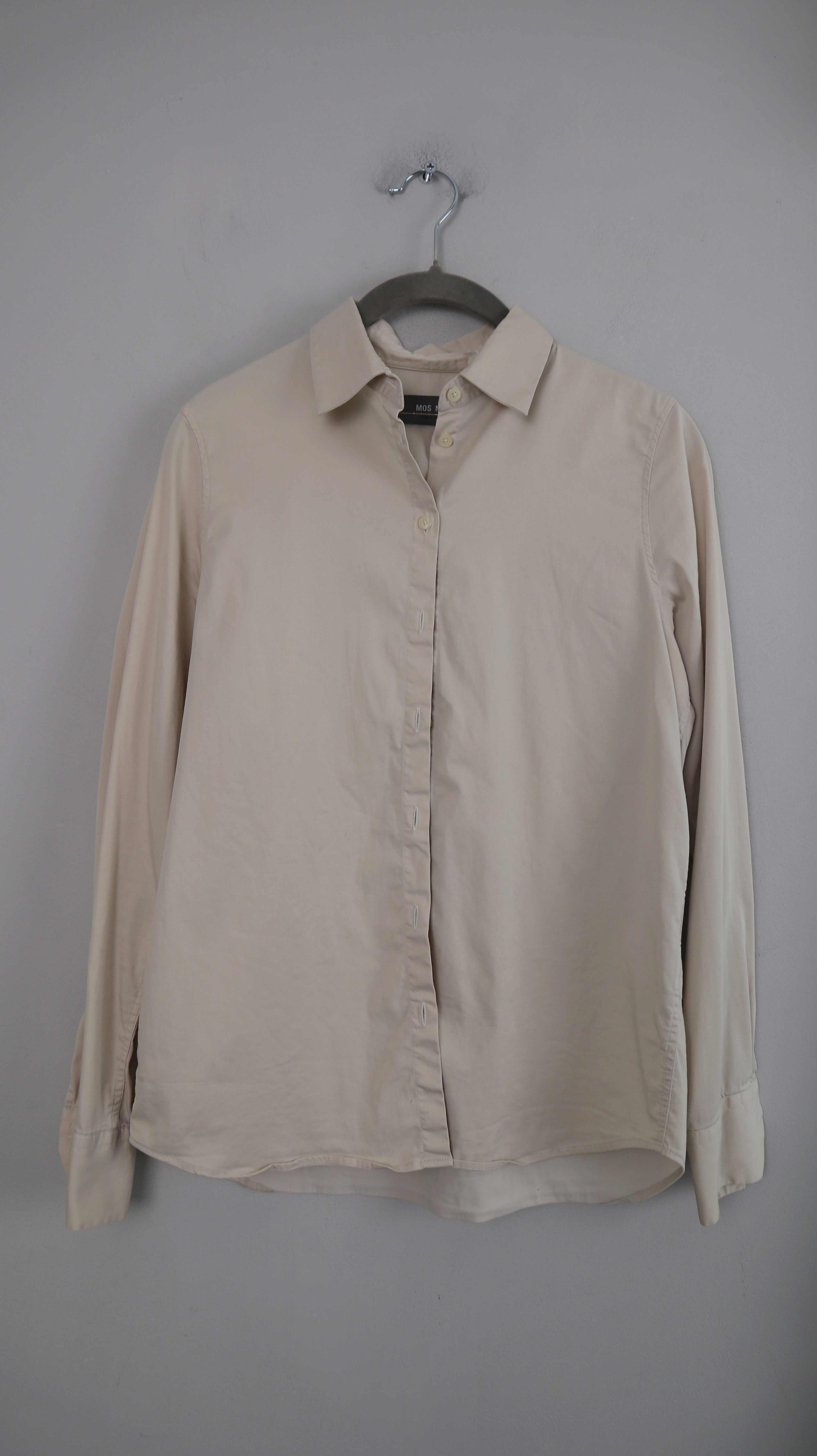 Mos Mosh Bluse Hemd Creme Beige XS Shirt Oberteil