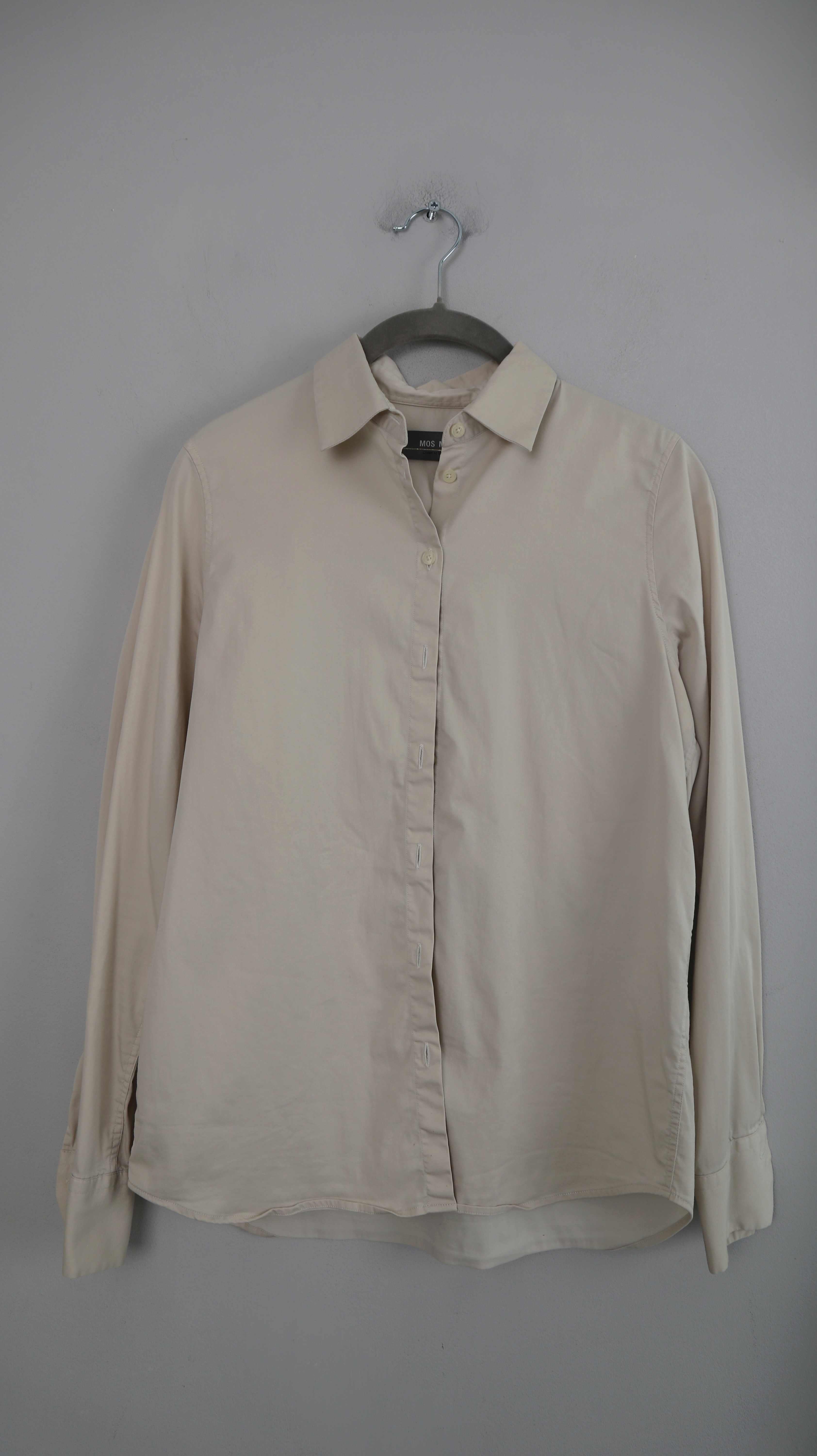 Mos Mosh Bluse Hemd Creme Beige XS Shirt Oberteil