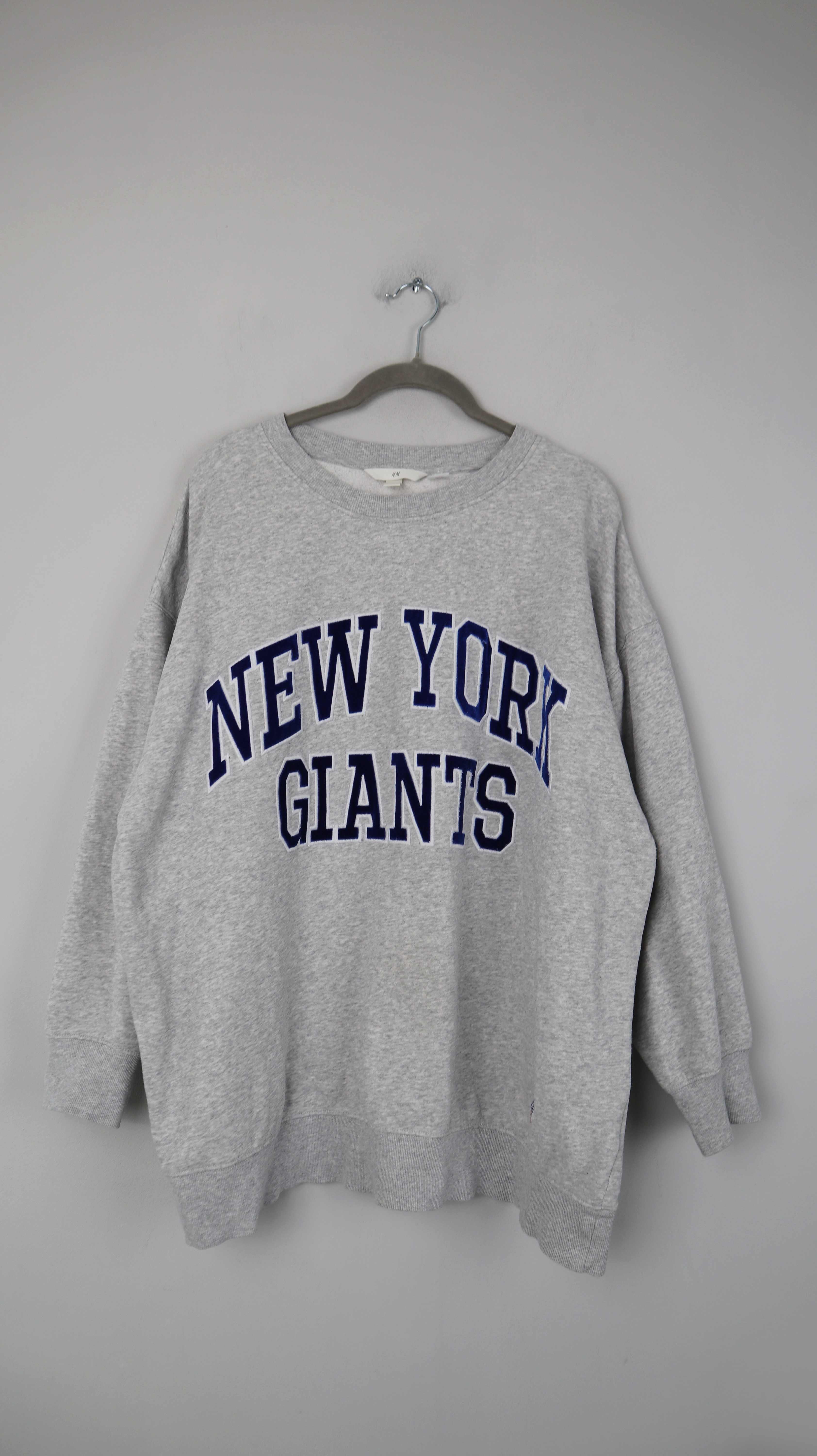H&M New York Giants Sweater Pullover Grau 40 L NFL
