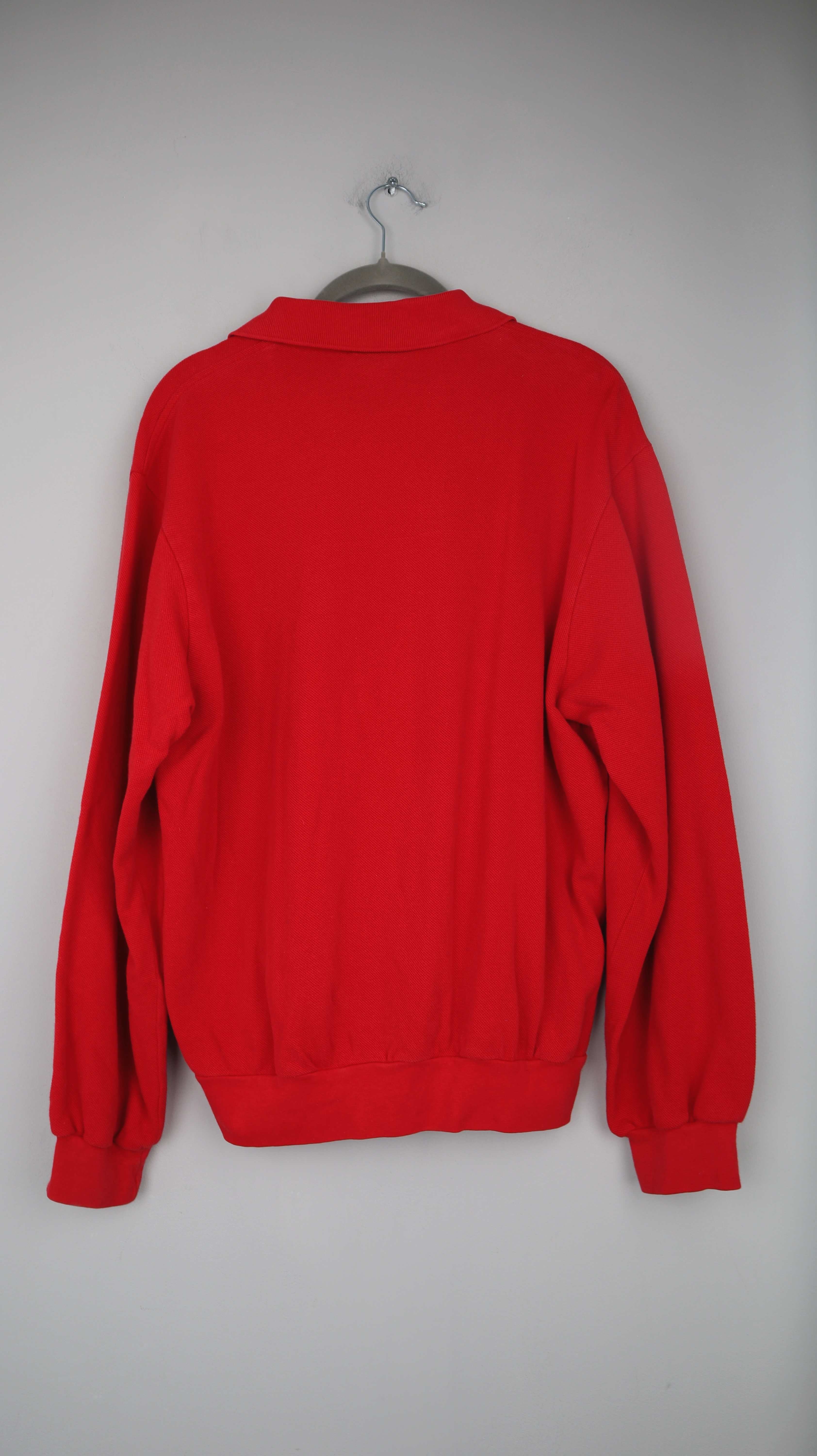 Lacoste Pullover Sweater rot Langarm true Vintage 38 M made in france