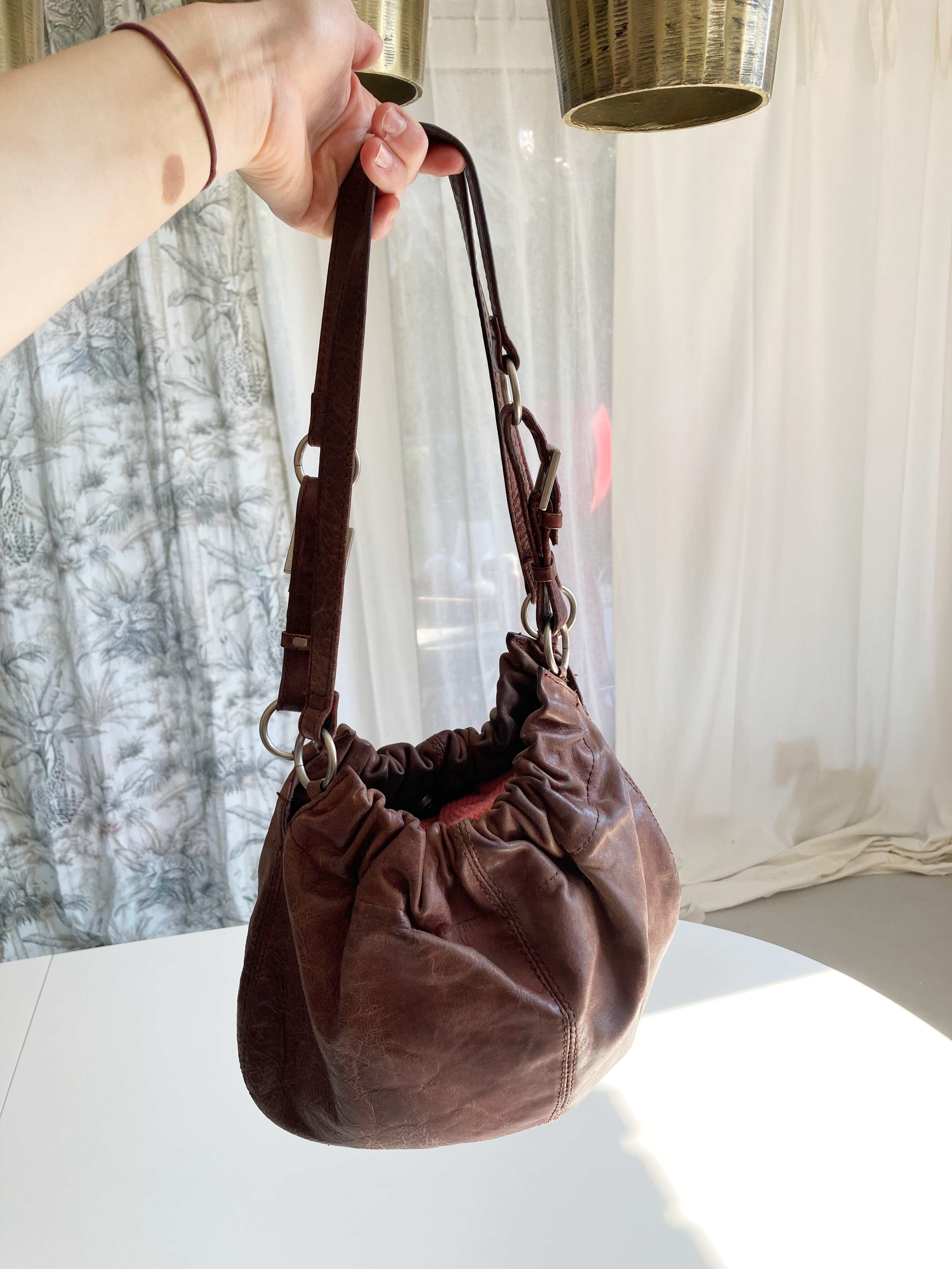 Aldo kleine Tasche Ledertasche Schultertasche kleine rund