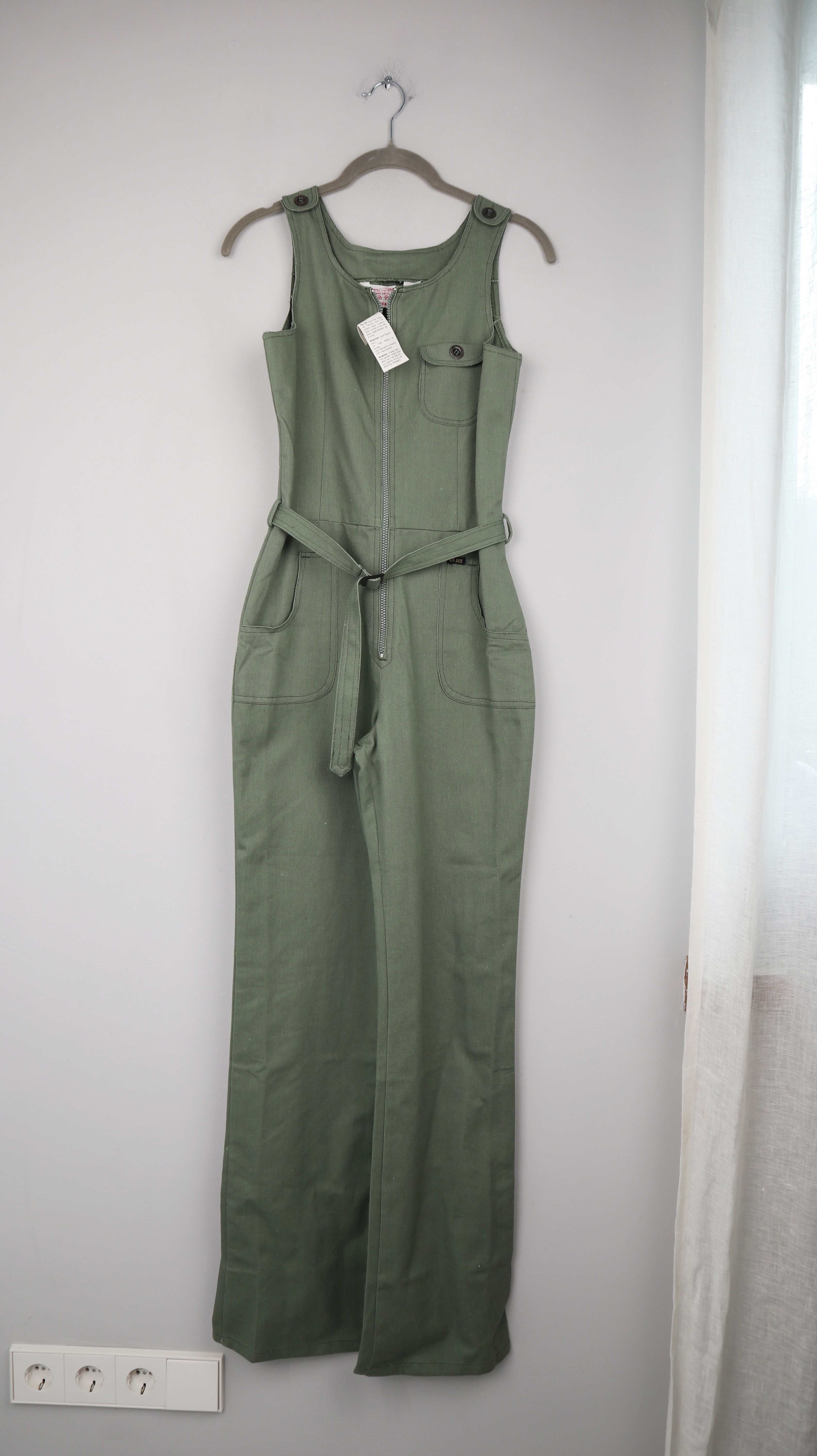 John F. Gee Overall Grün 34 XS Neu Military true Vintage 164