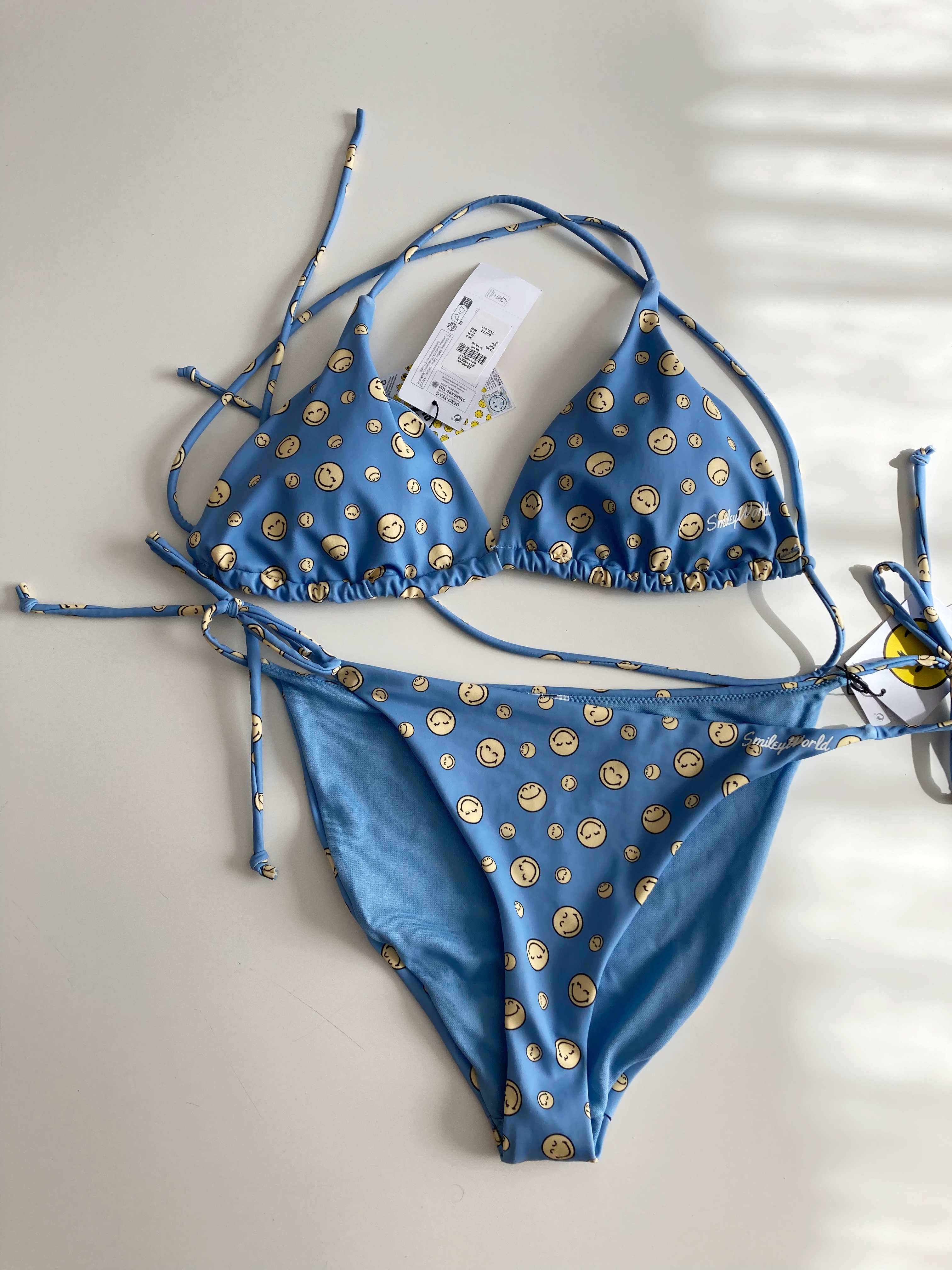 Smiley Primark Bikini Badeanzug 42/44 Blau neu Blau