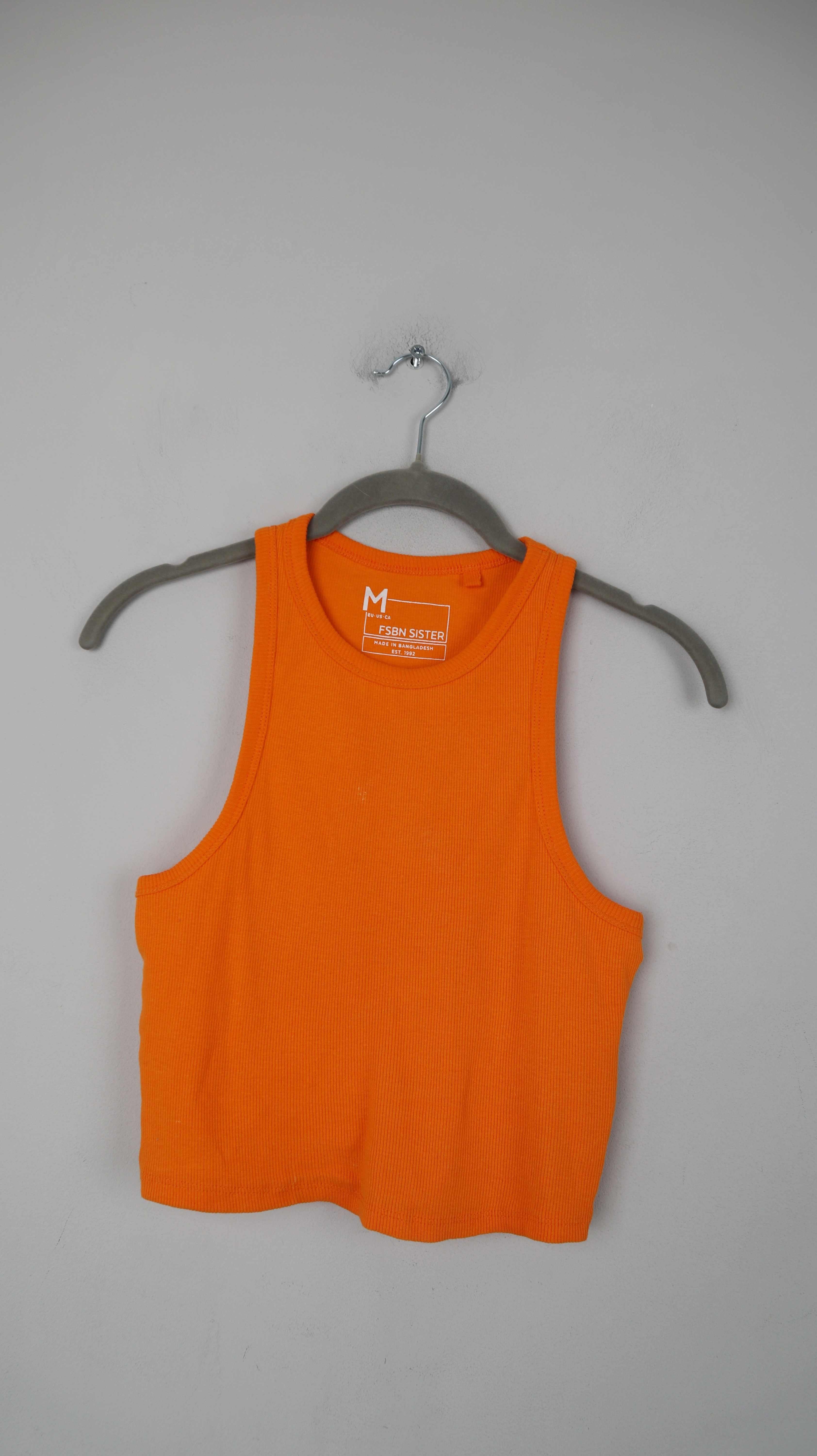 Fishbone Shirt Top Orange 38 M slim New Yorker