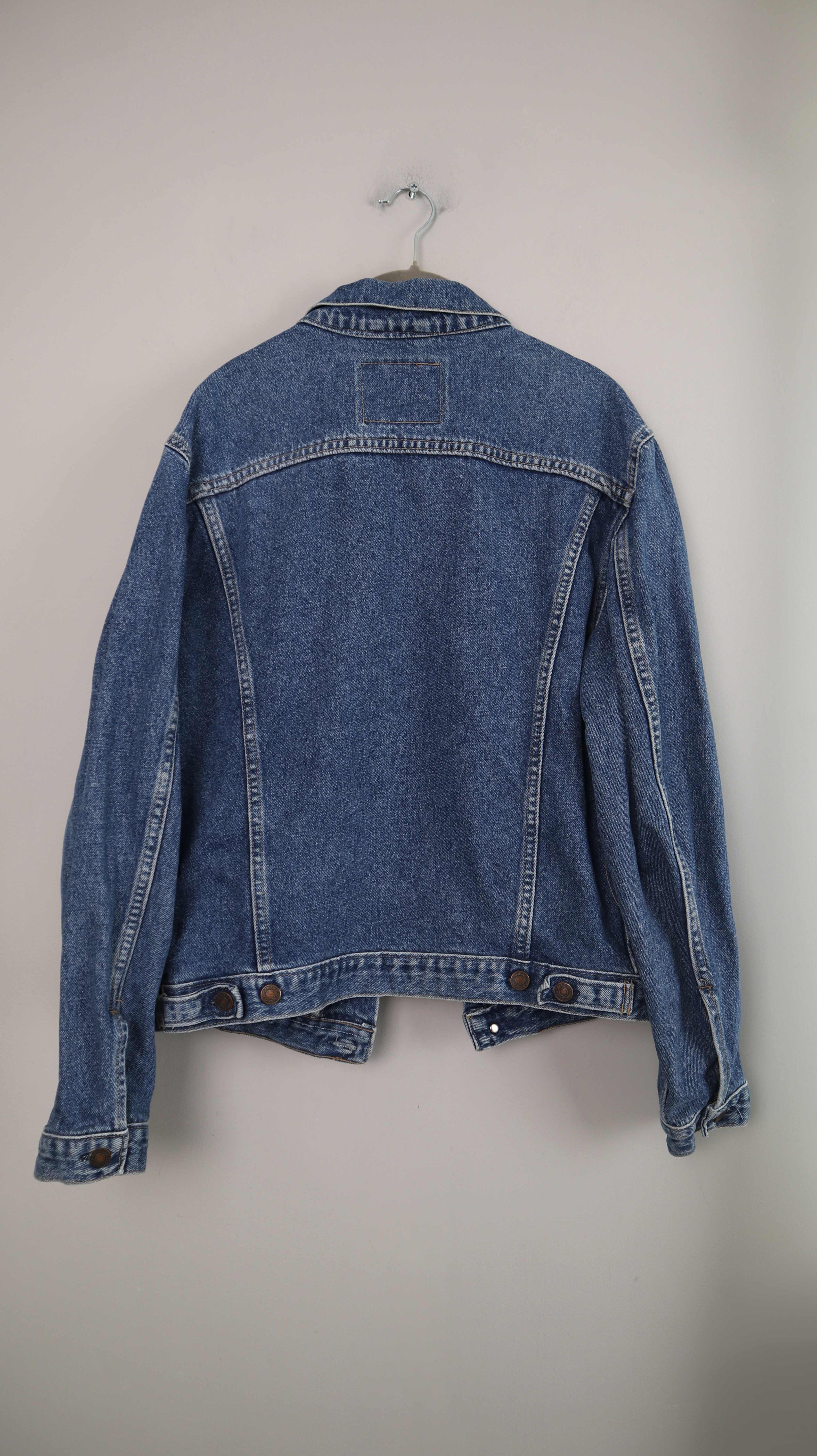 Levis Jeansjacke true Vintage 38 M denim blau washed dunkelblau