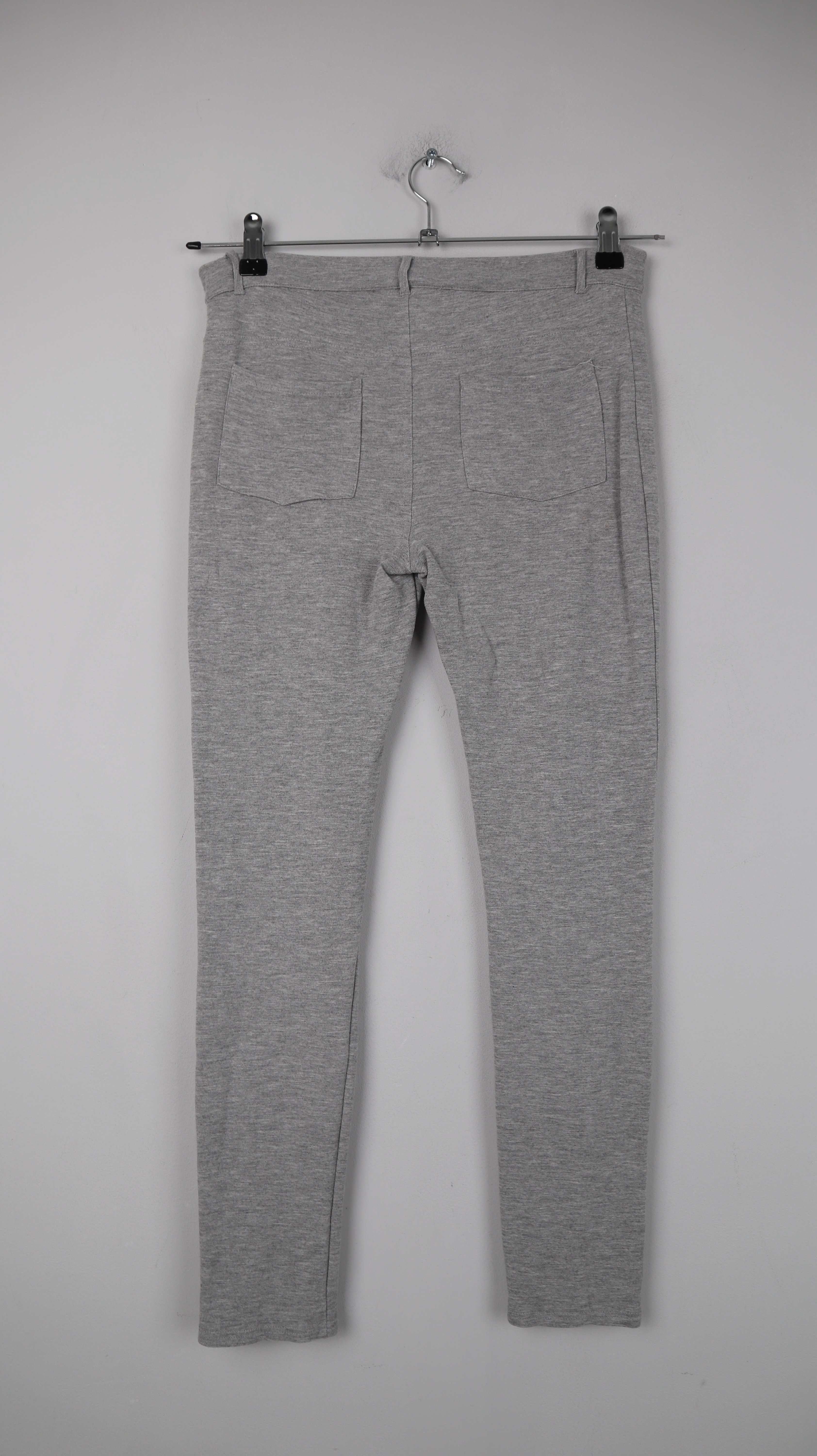 81 Hours Leggings Hose Grau Skinny 40 L Hellgrau Jogger Pants