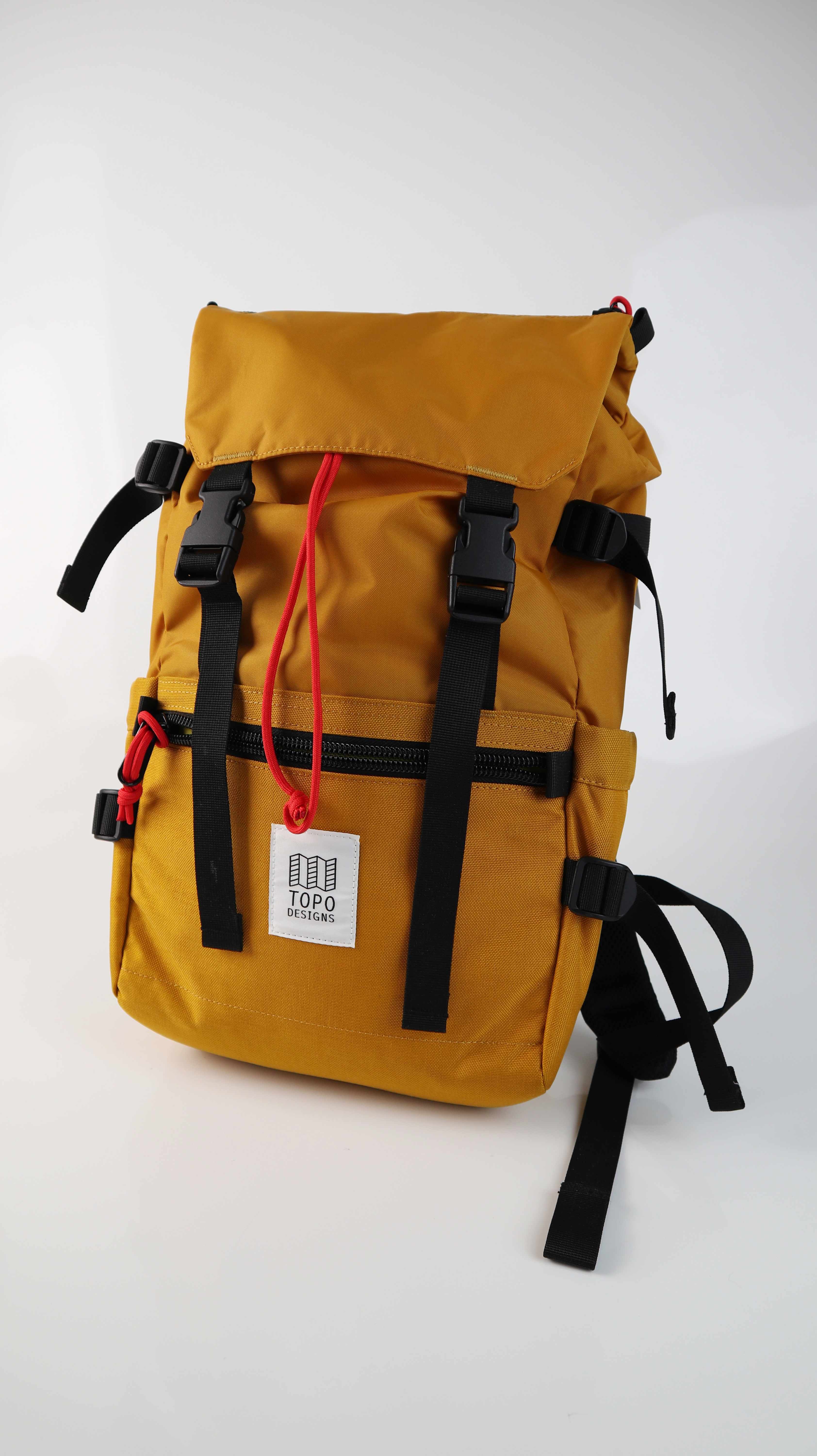 Topo Design Rucksack Gelb neu schwarz Wanderrucksack