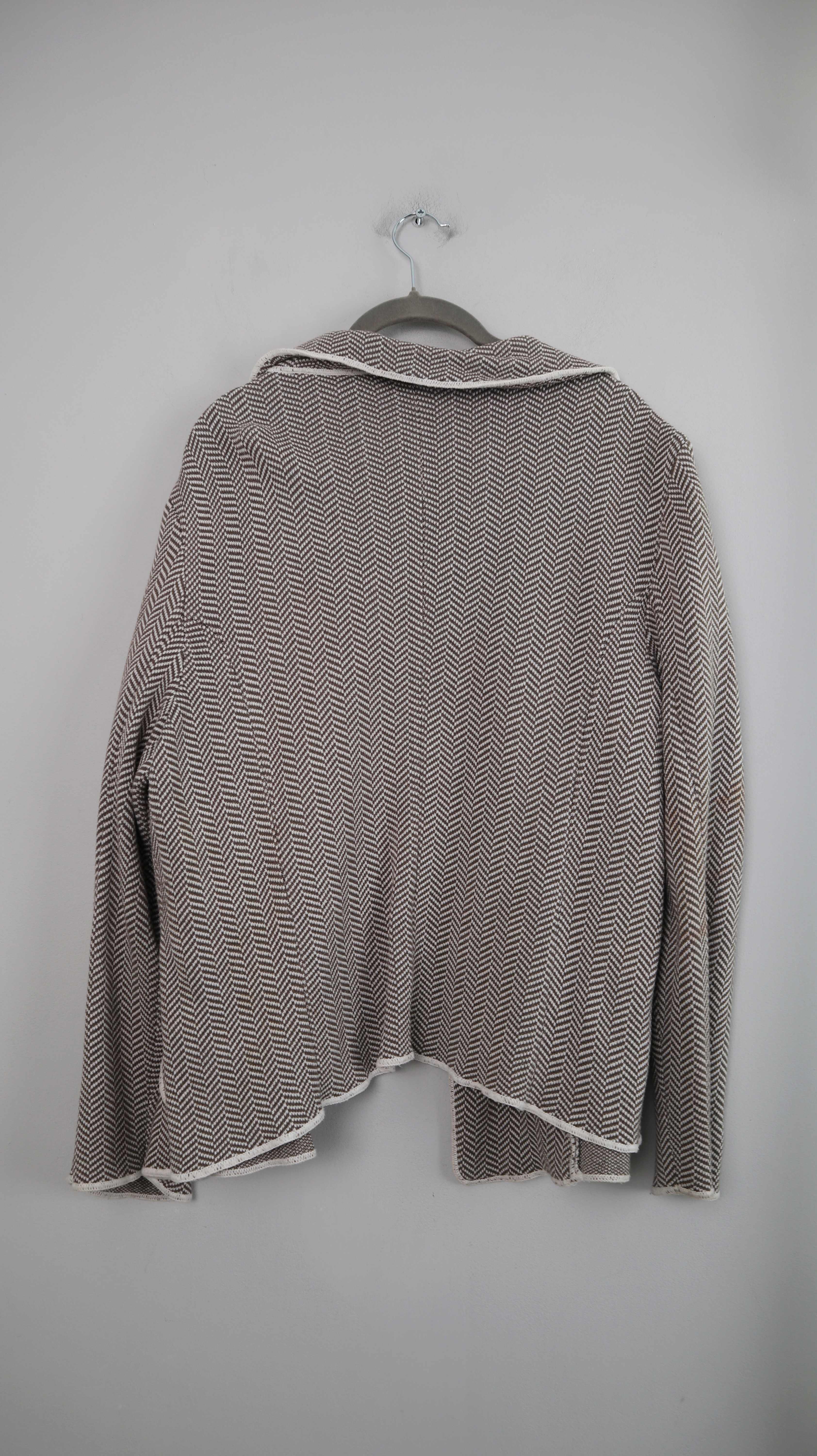 Dirocco Strickjacke Blazer Creme Beige 40 Merino L Merinowolle