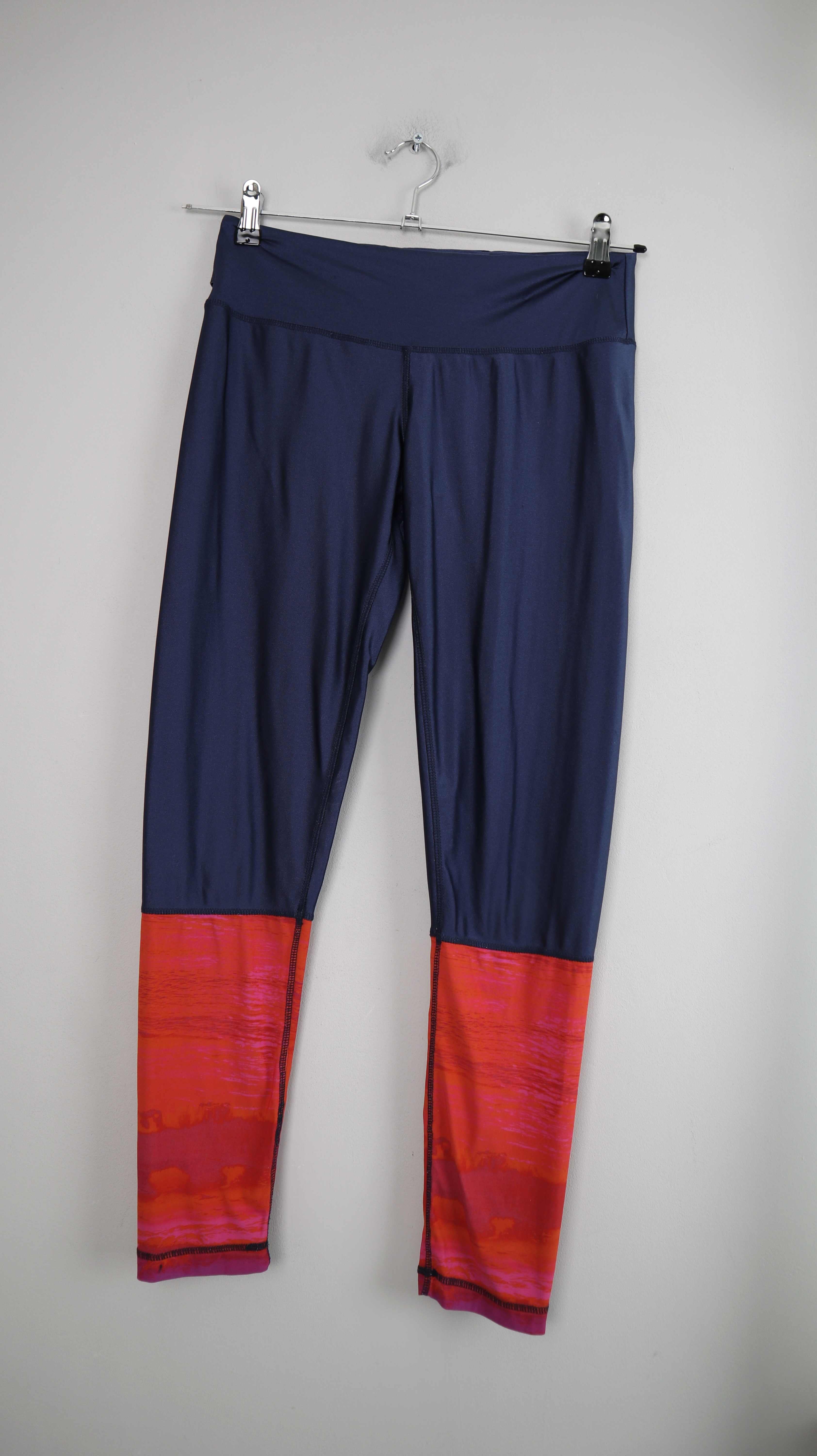 Goldmarie Leggings Sporthose blau rot 38 M eng slim