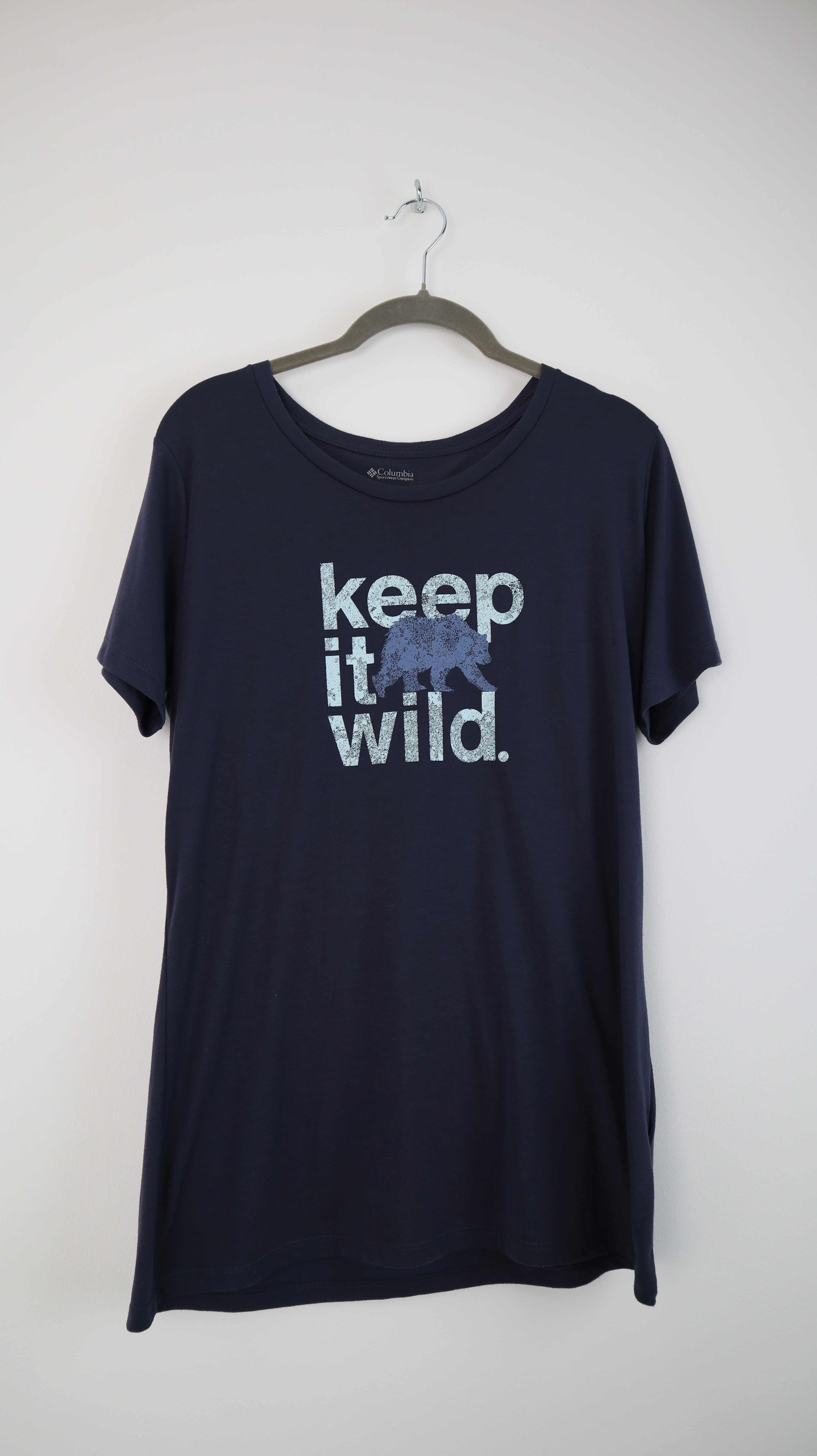 Columbia Shirt dunkelblau T-Shirt 40 L Blau